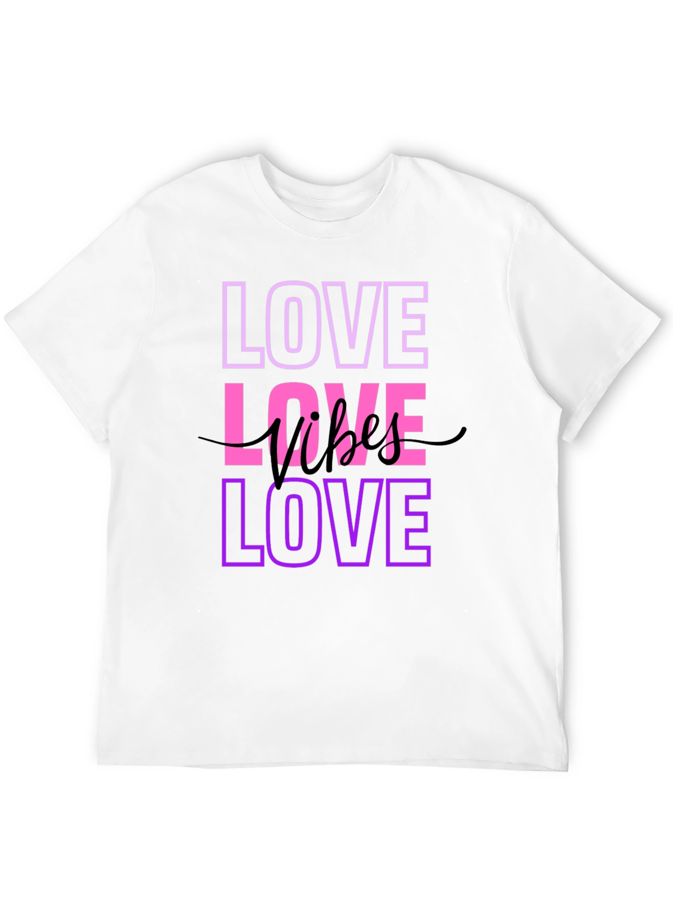 Black Love Vibes T-Shirt - Stylish Graphic Tee view 12