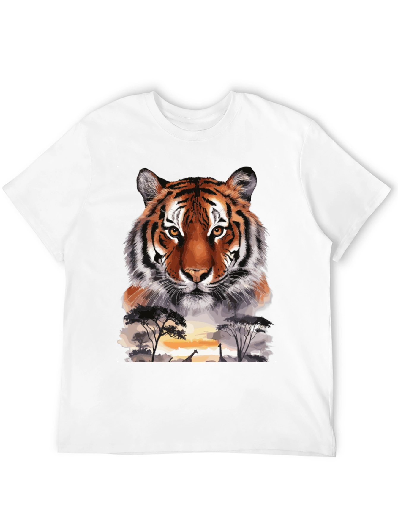 Black Tiger Safari Graphic Tee - Wildlife Adventure Shirt view 12