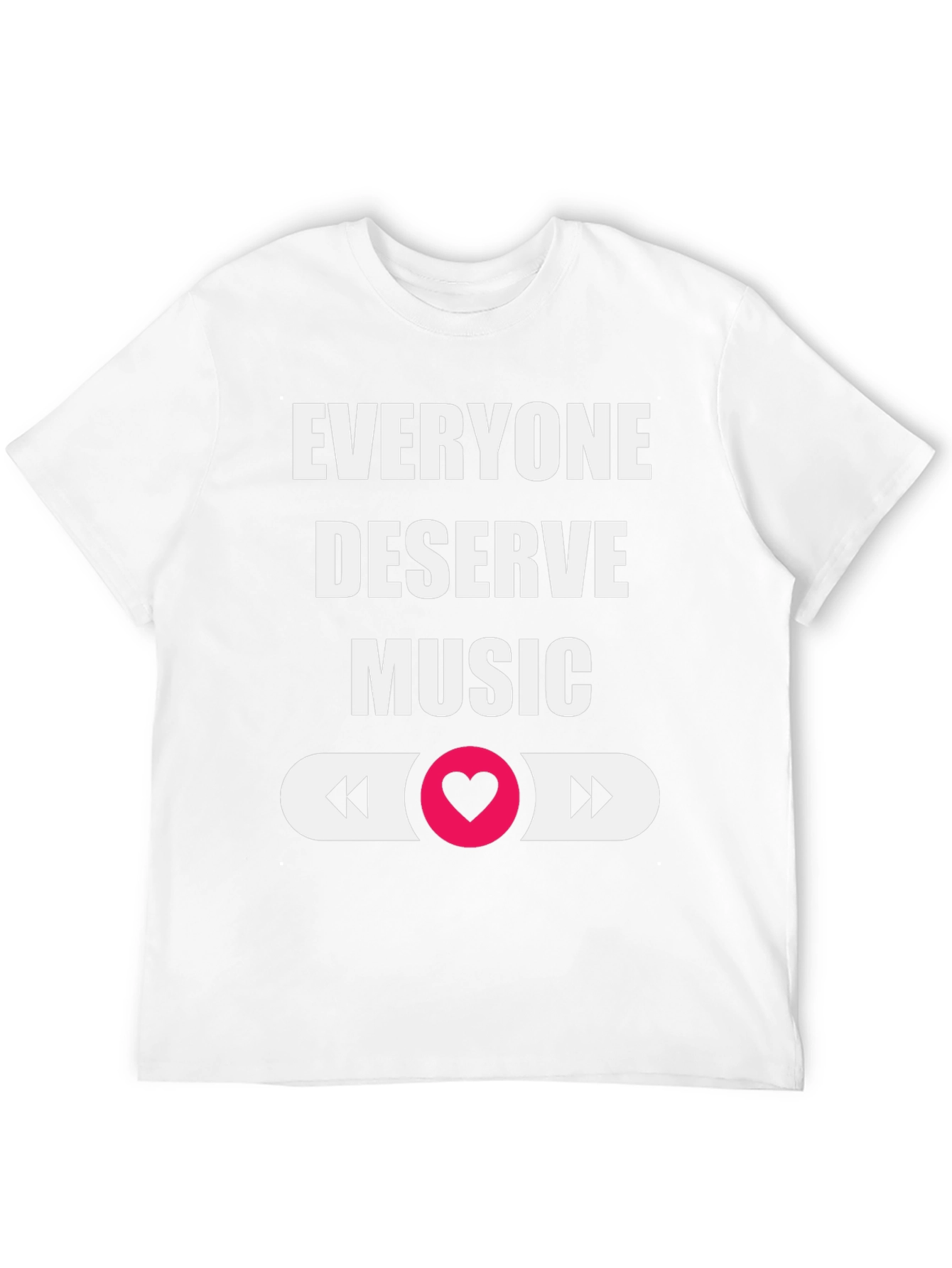 Black Everyone Deserves Music Graphic Tee view 12