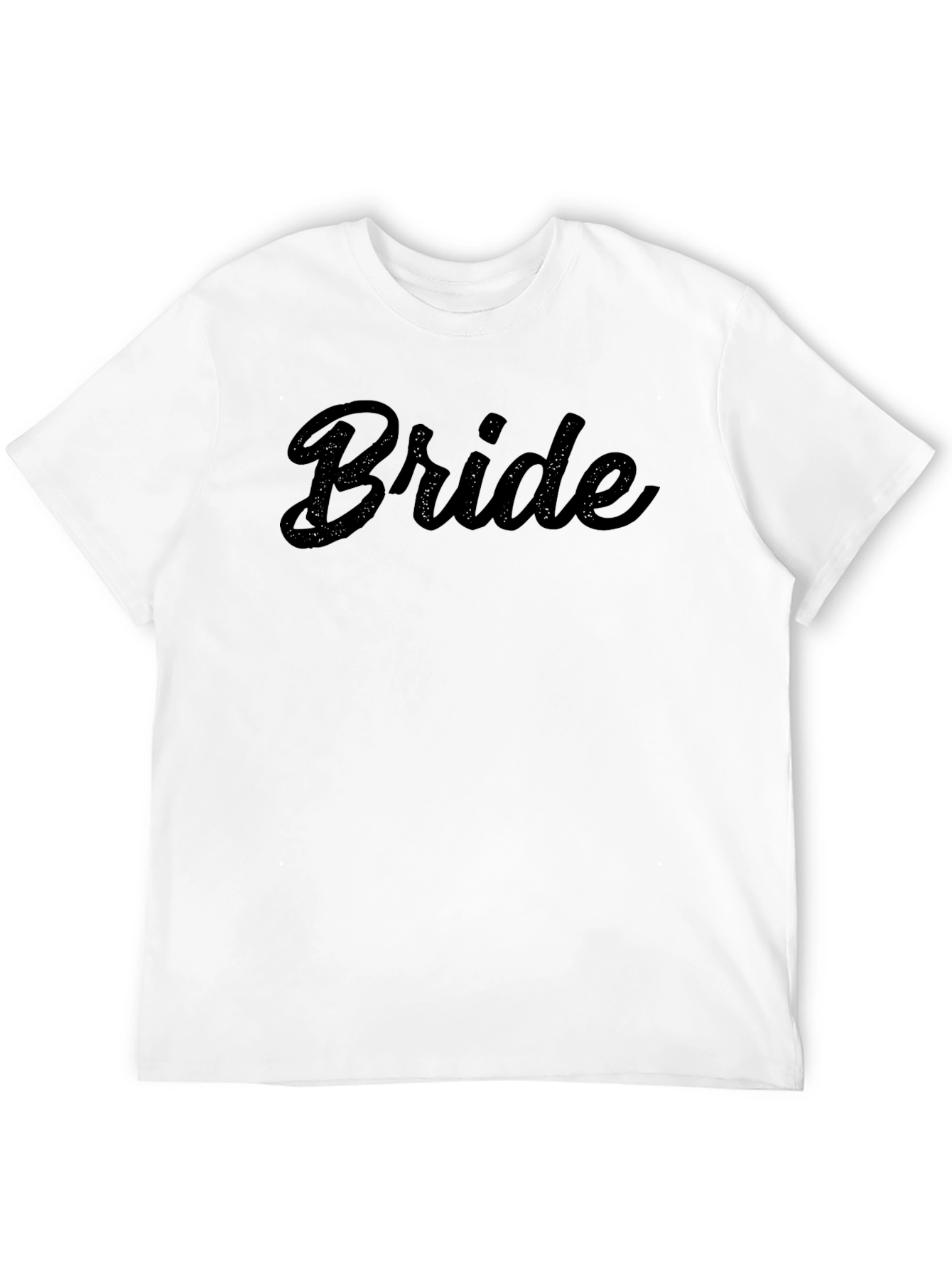 Black Bride Script Black T-Shirt view 12
