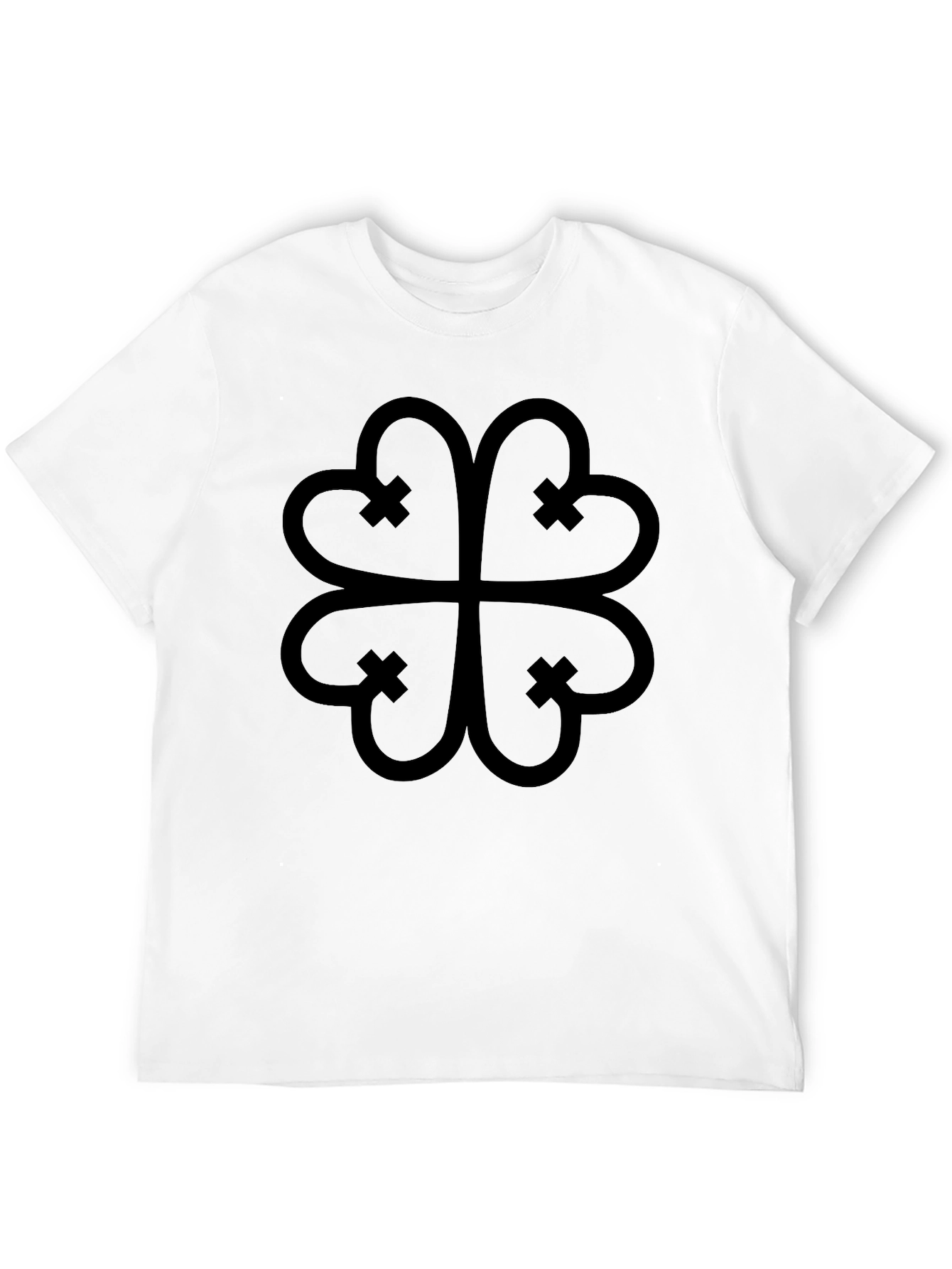 Black Adinkra Symbol Graphic Tee - Black Casual Shirt view 12