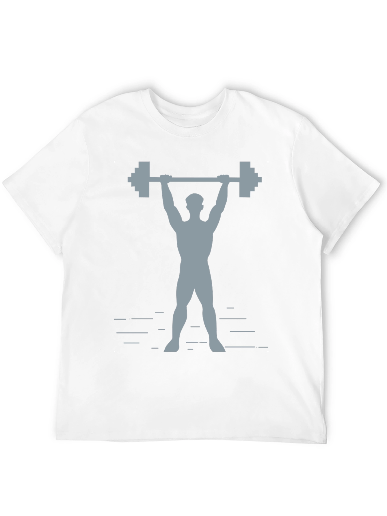 Black Weightlifting Graphic Tee - Black Cotton view 12