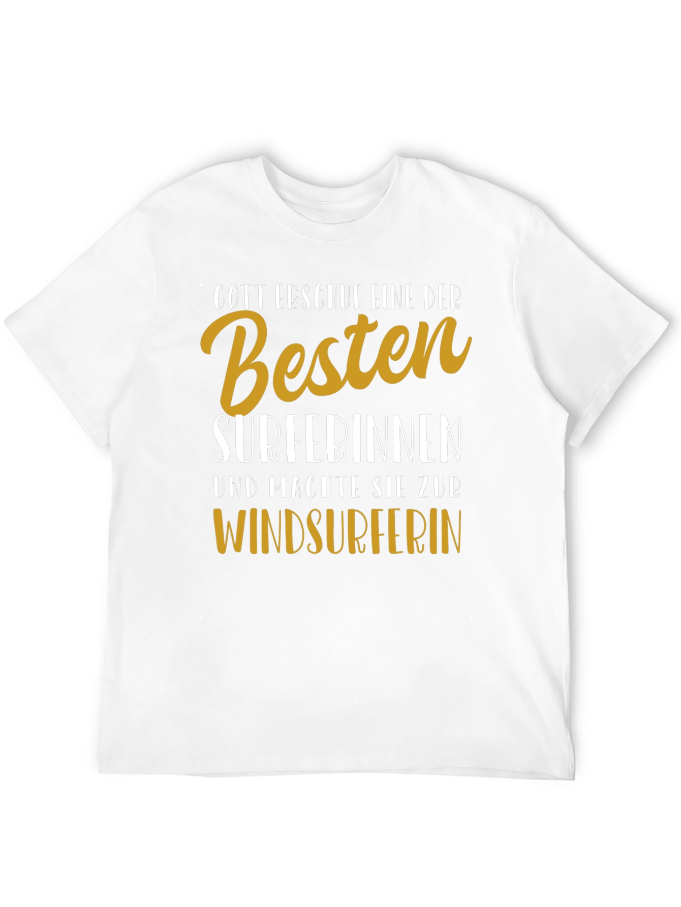 Black Funny Windsurfer T-Shirt - Surferinnen Design view 12