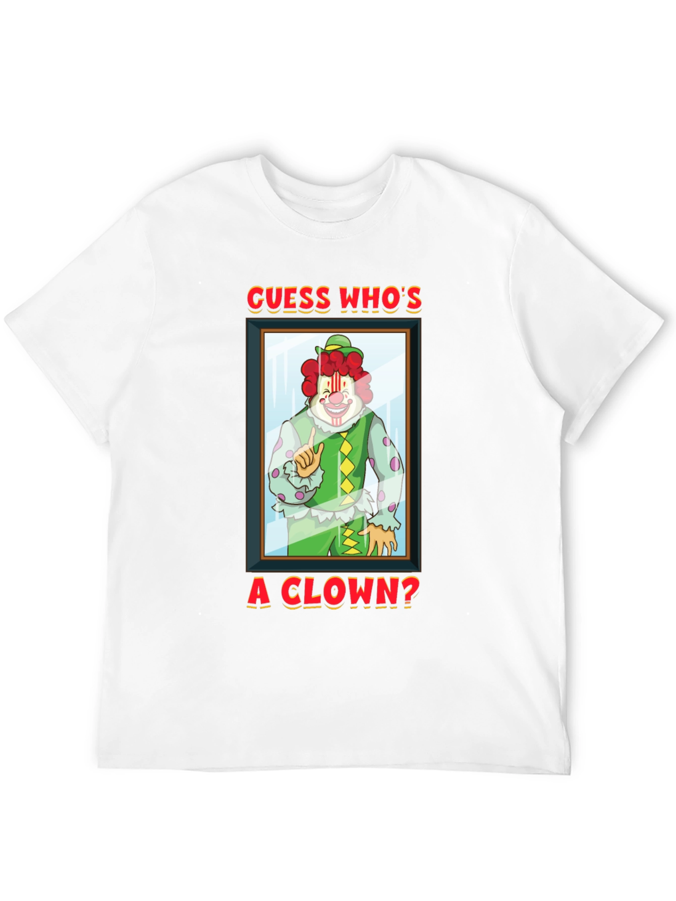 Black Guess Who's A Clown? Graphic T-Shirt view 12