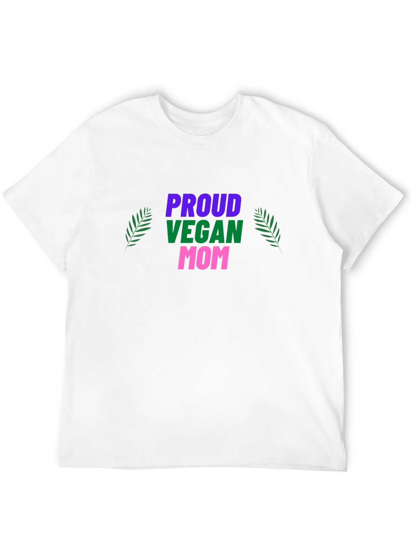 Proud Vegan Mom Graphic T-Shirt - 12