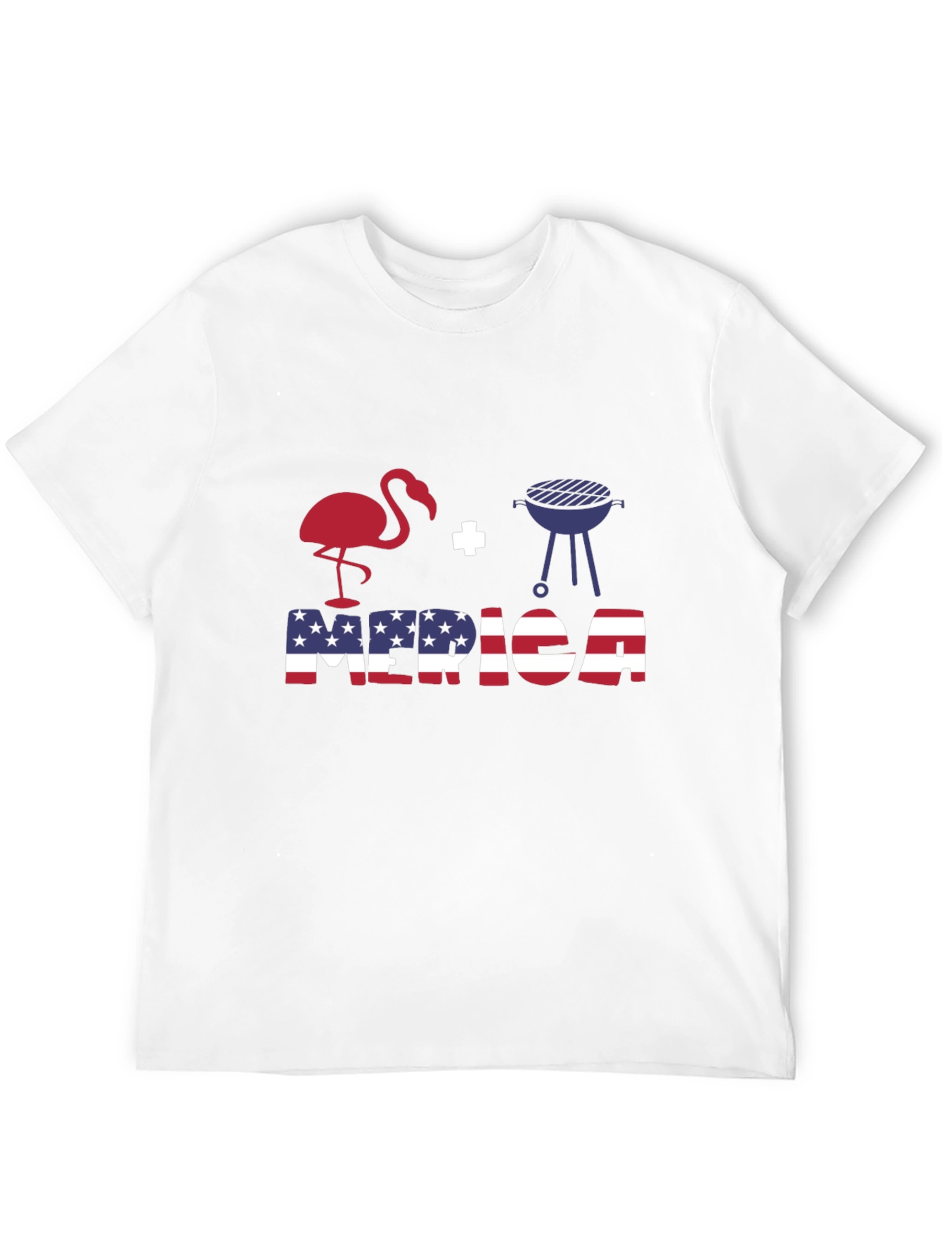 Black Flamingo+Grill Merica T-Shirt view 12
