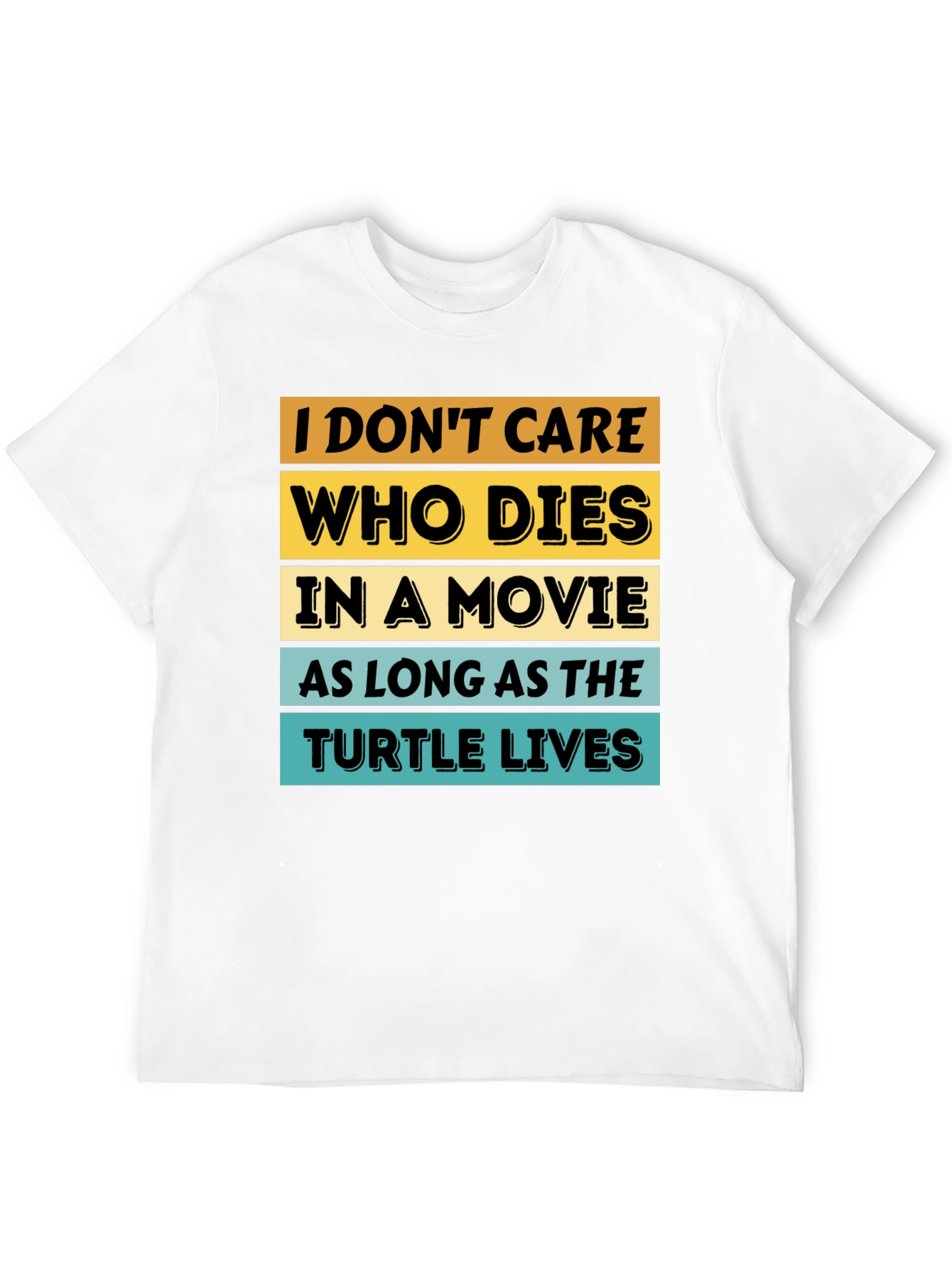 Black Turtle Lives Movie Lover T-Shirt view 12