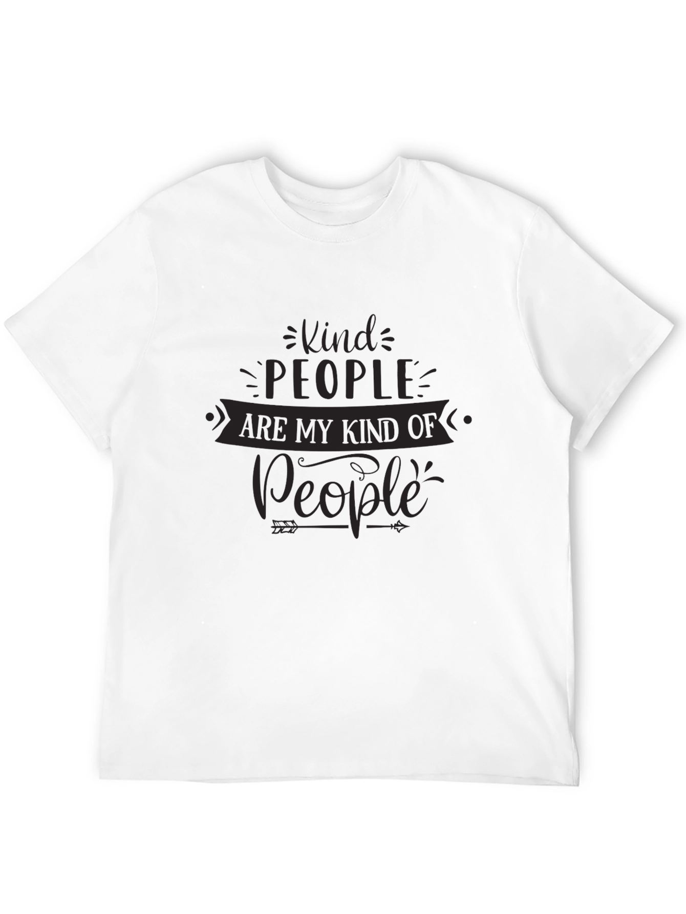 Black Kind People T-Shirt: Soft, Stylish, and Meaningful view 12