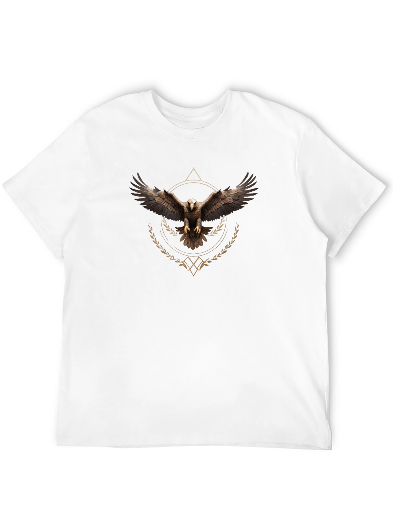 Black Eagle Graphic Tee - Black Cotton Blend view 12