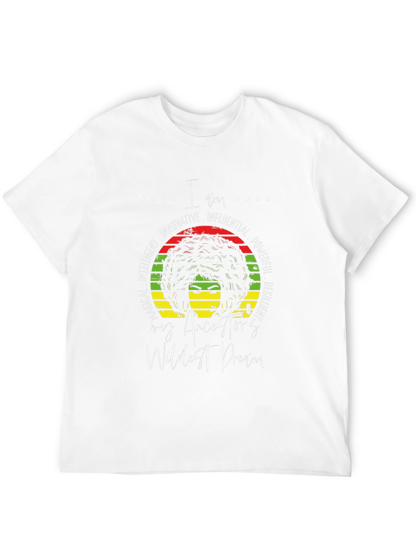 Black I am my Ancestors Wildest Dream T-Shirt view 12