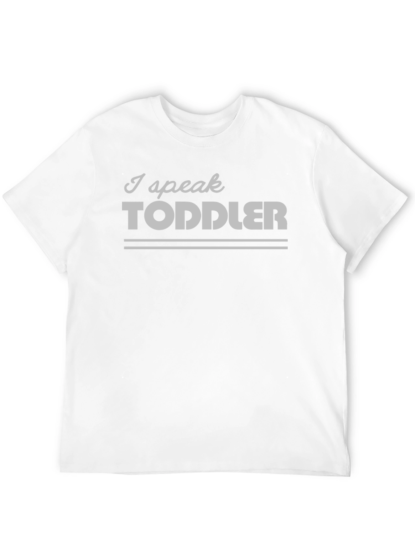 Black I Speak Toddler Funny Graphic T-Shirt view 12