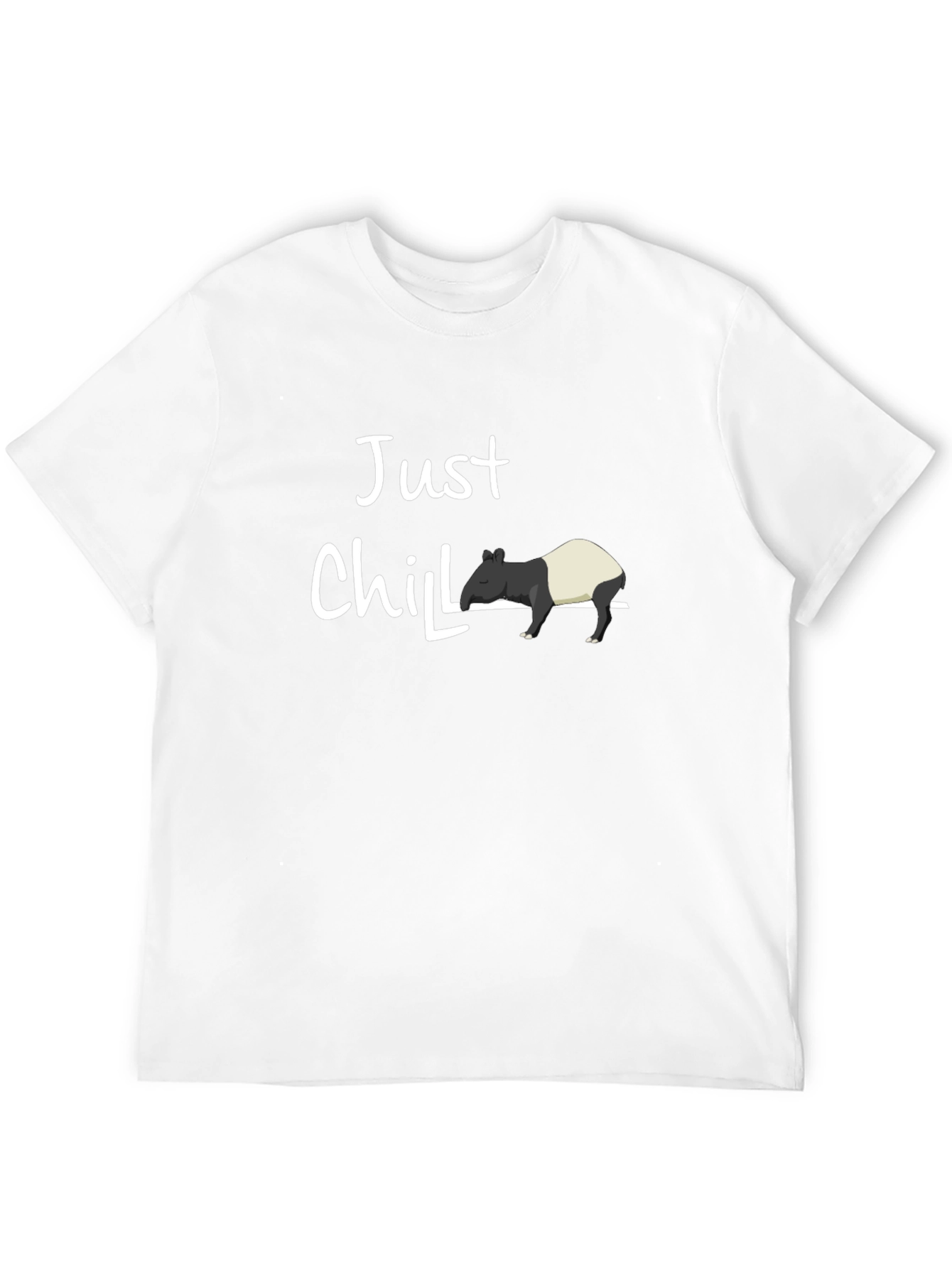 Black Just Chill Tapir Graphic Tee - Black view 12