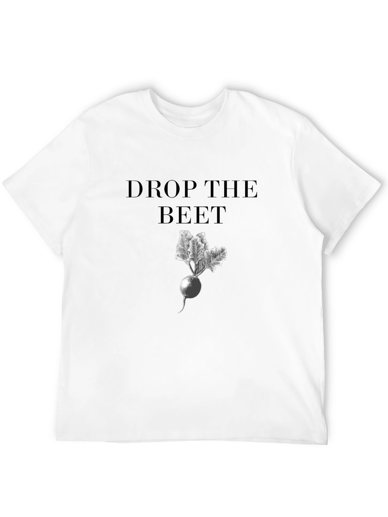 Black Drop the Beet Graphic Tee - Trendy Black T-Shirt view 12