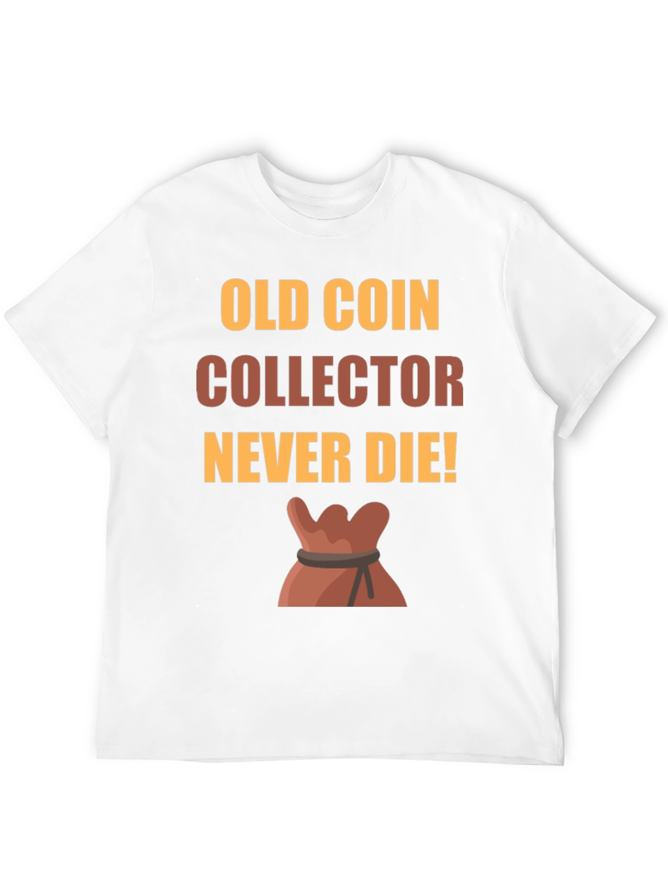 Black Old Coin Collector T-Shirt - Never Die! view 12