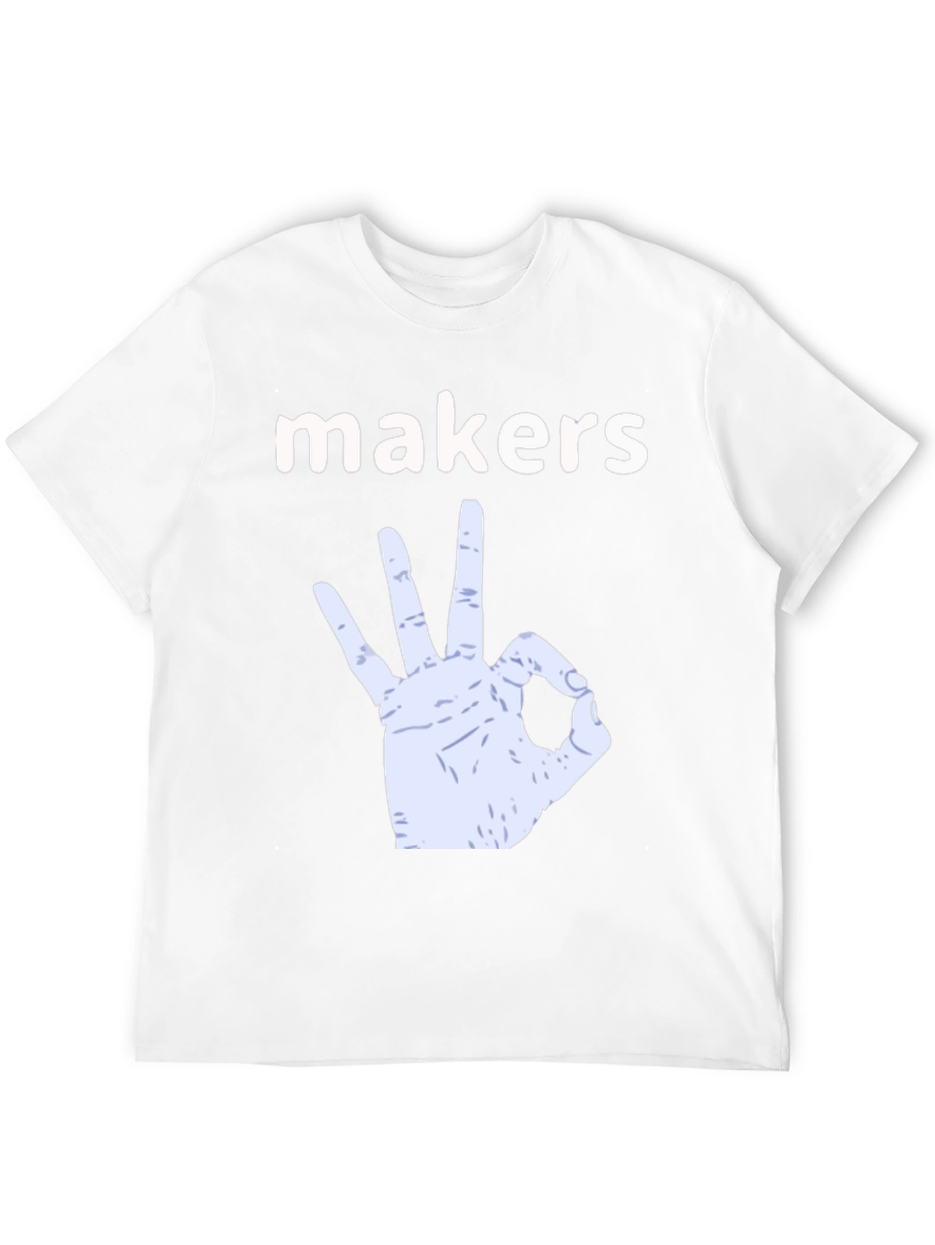 Black Makers Gesture Graphic T-Shirt - Black Cotton Tee view 12