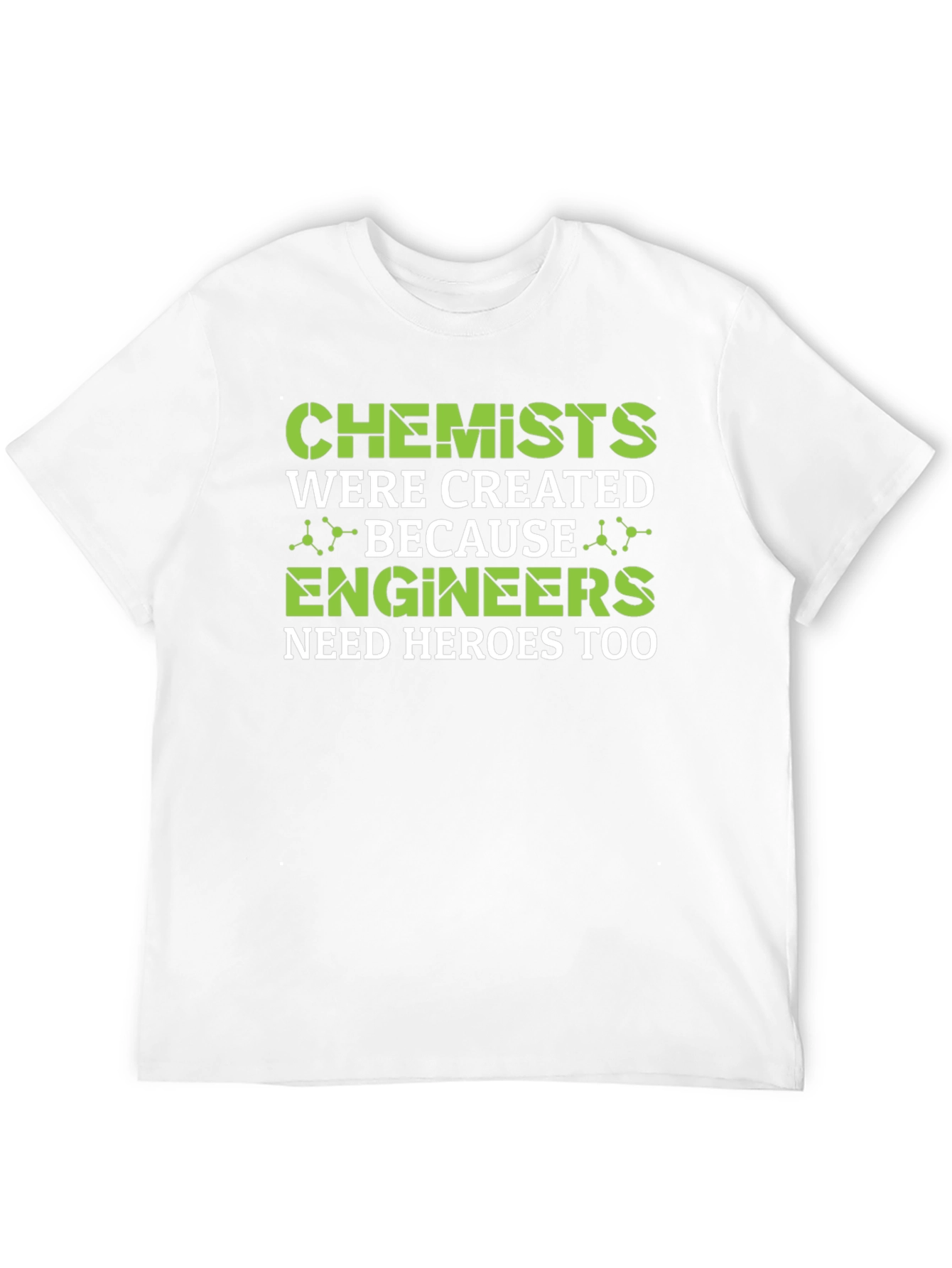 Black Chemist Engineer Hero Tee - Science Humor Graphic view 12
