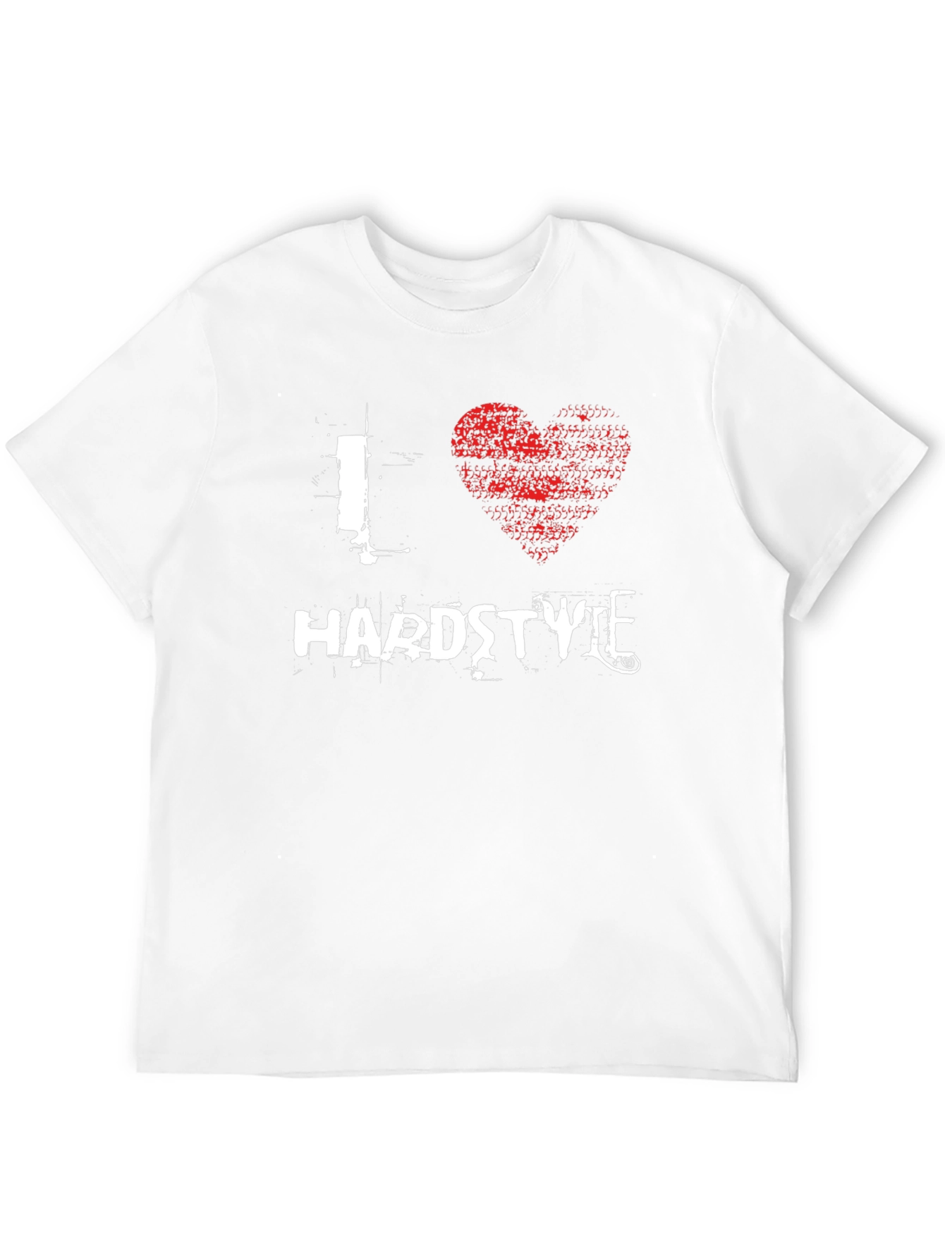 I Love Hardstyle T-Shirt, Black Graphic Tee - 12