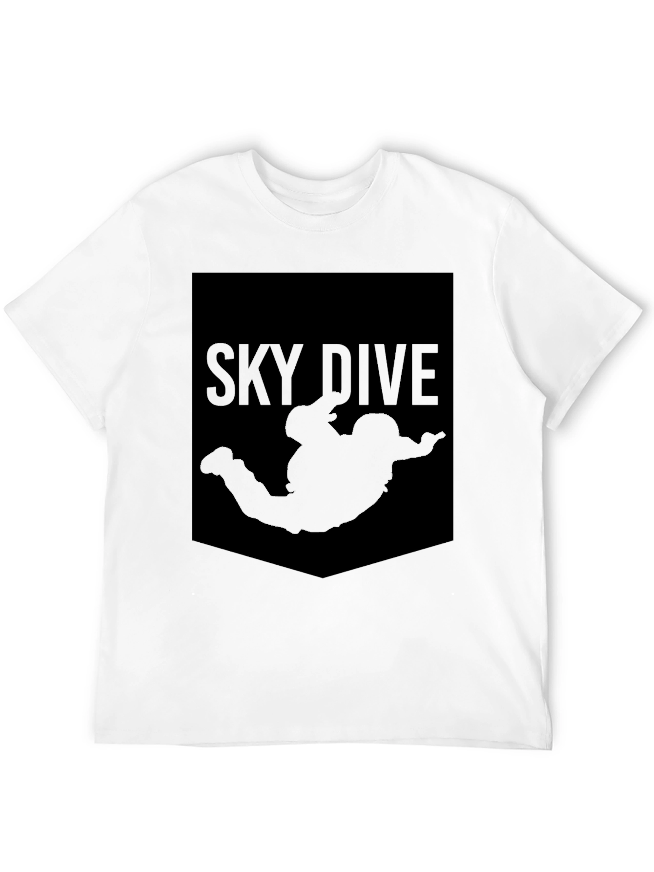 Black Sky Dive Graphic Tee - Black T-Shirt view 12