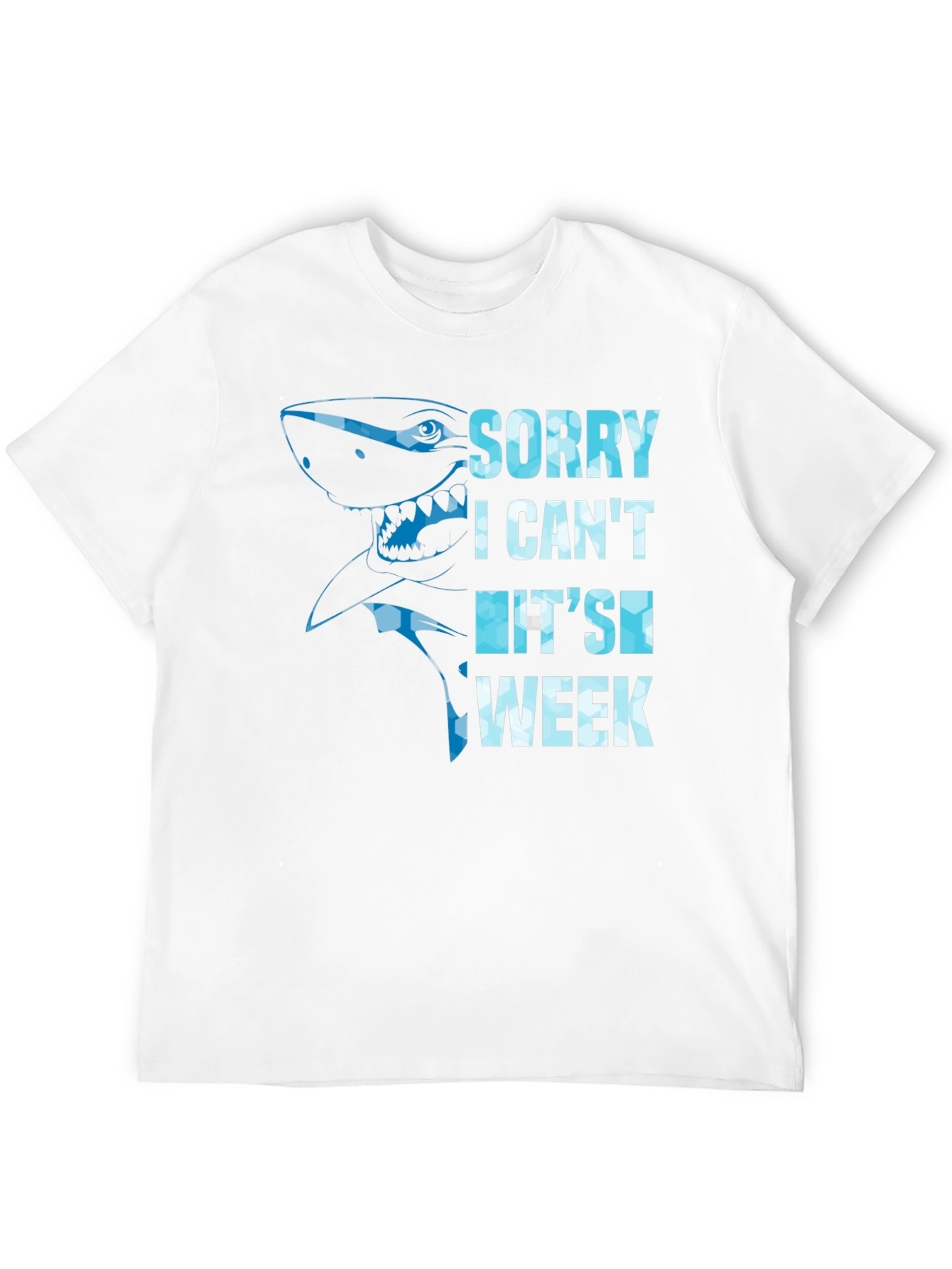 Black Shark Week Graphic Tee - Sorry I Can't T-Shirt view 12