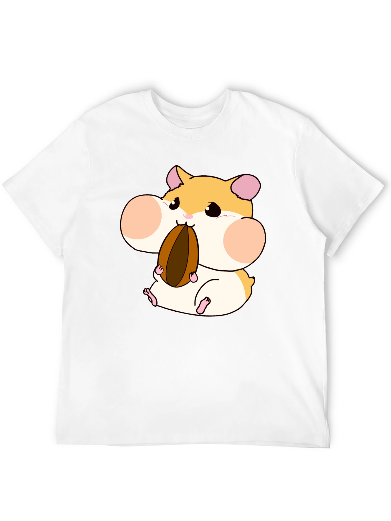 Black Hamster Lover T-Shirt - Cartoon Hamster Graphic Tee view 12