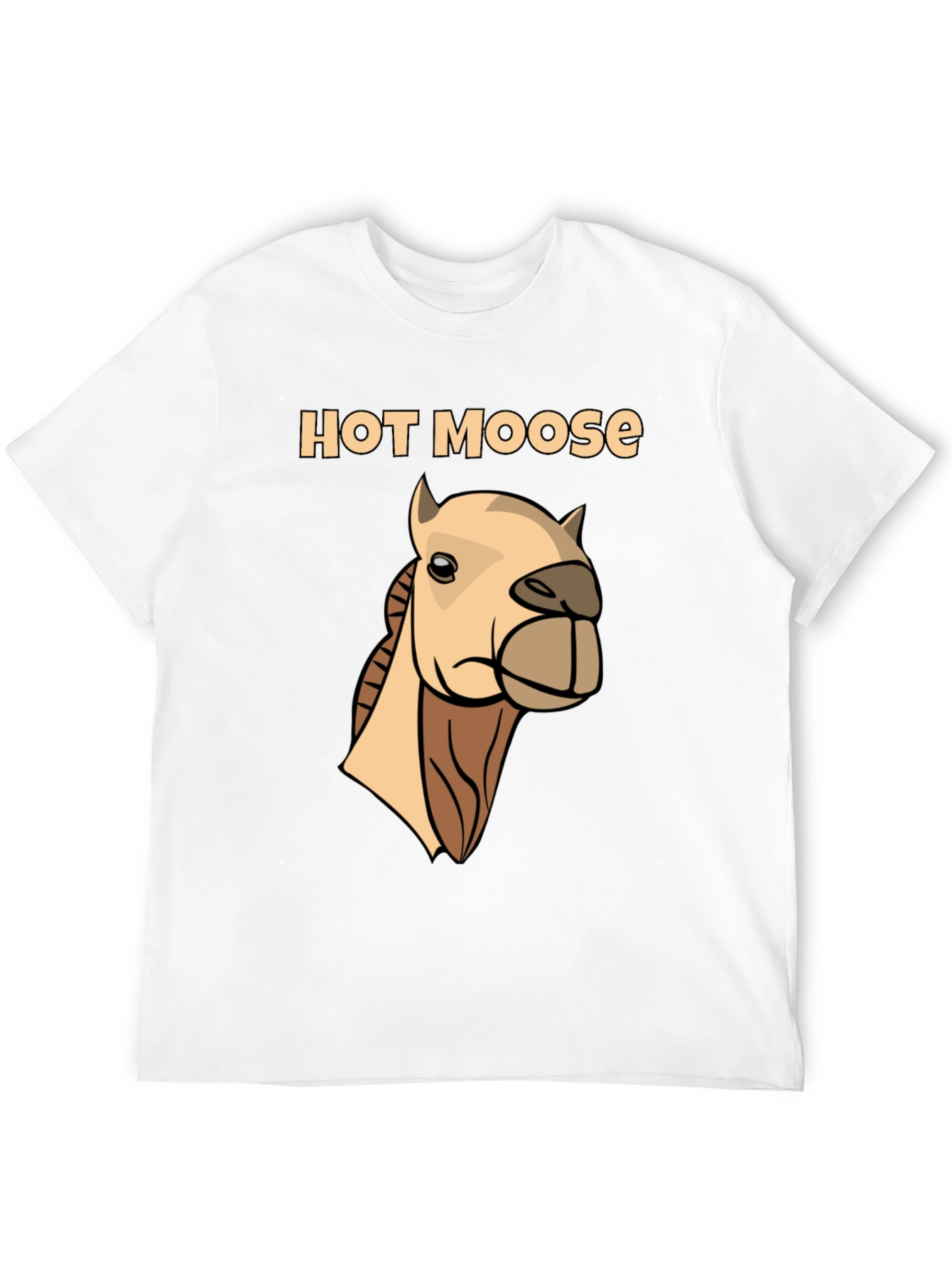 Black Hot Moose T-Shirt - Novelty Graphic Tee view 12