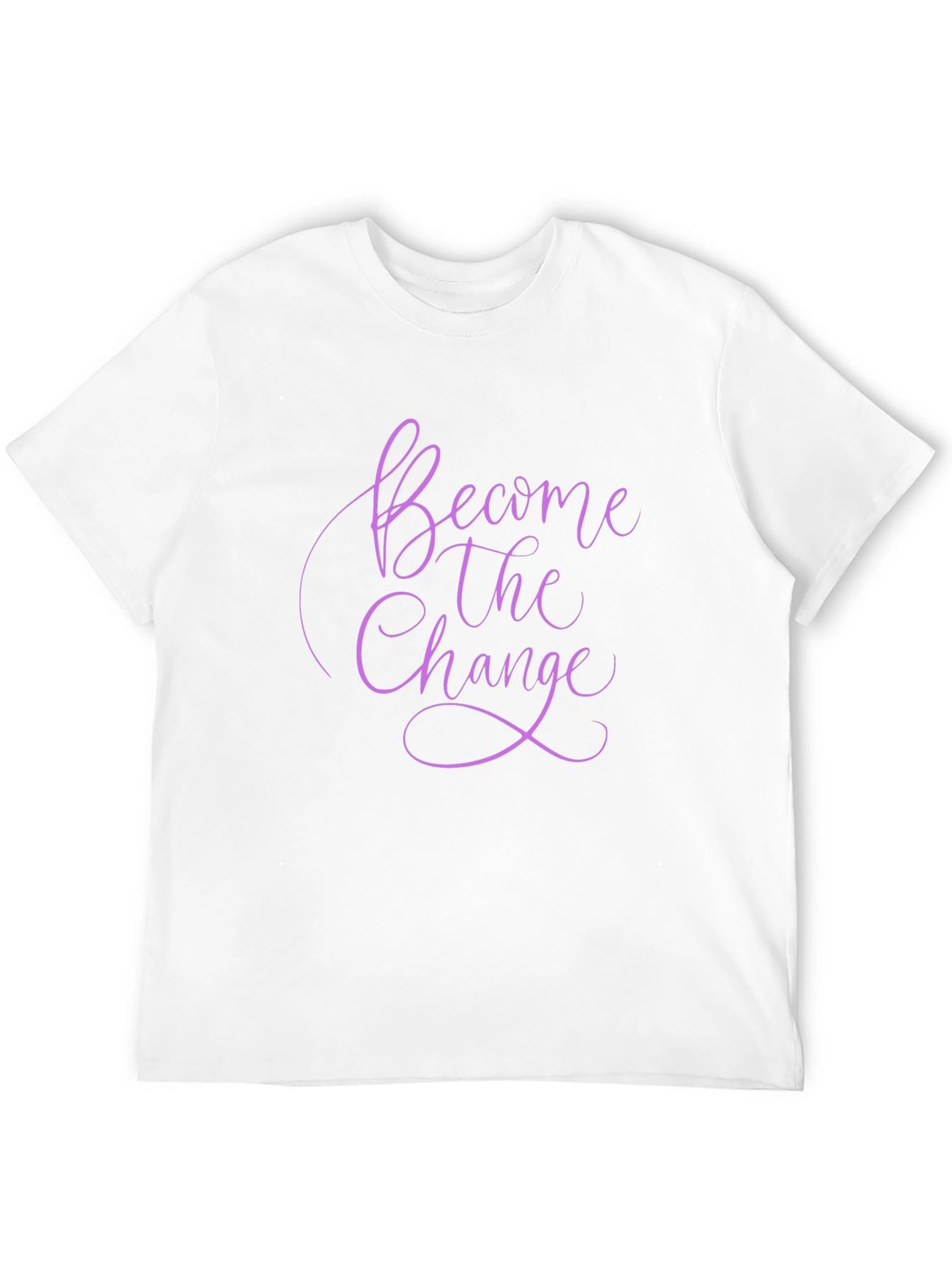 Black Become The Change Graphic Tee - Stylish Black T-Shirt view 12