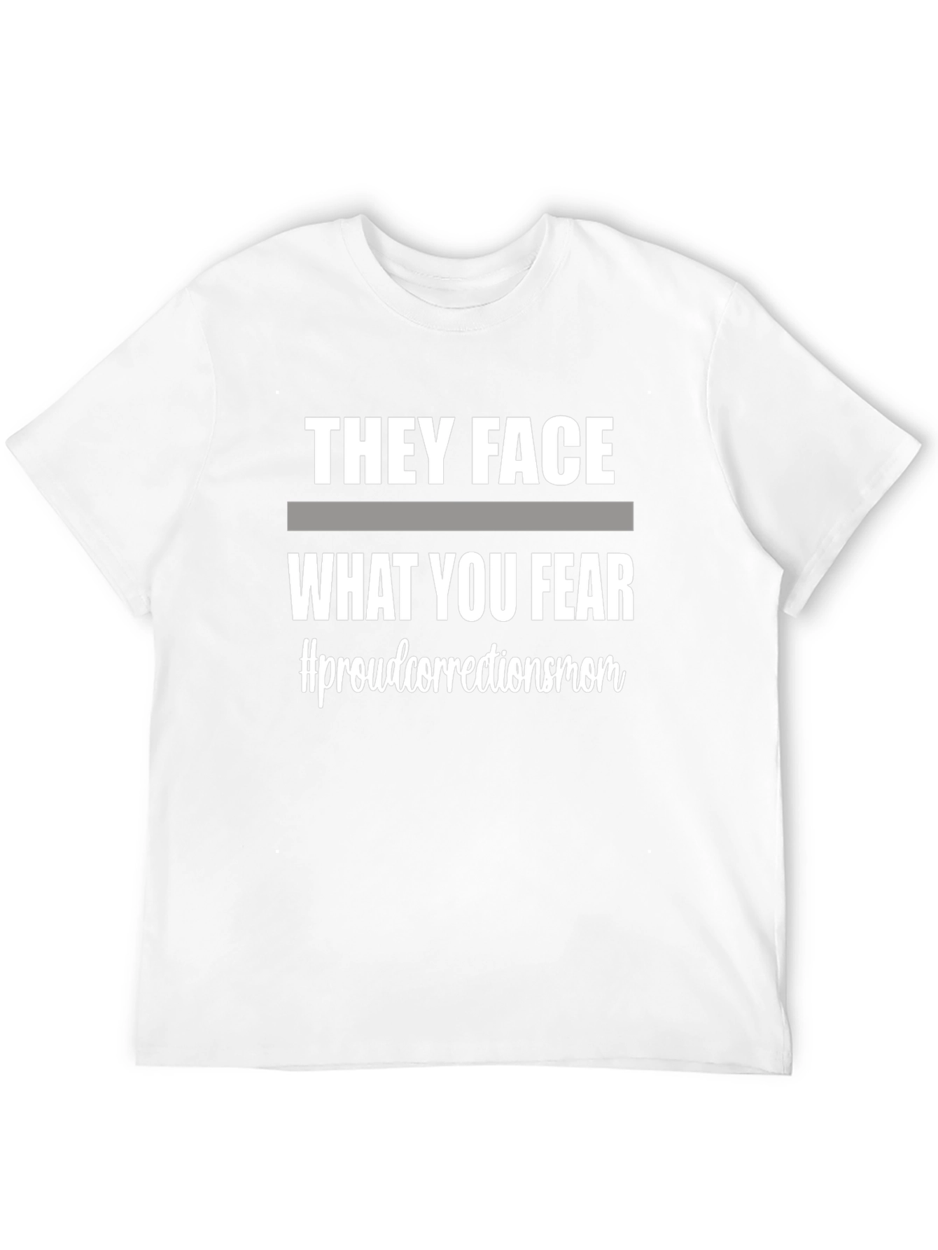 Black They Face What You Fear T-Shirt view 12