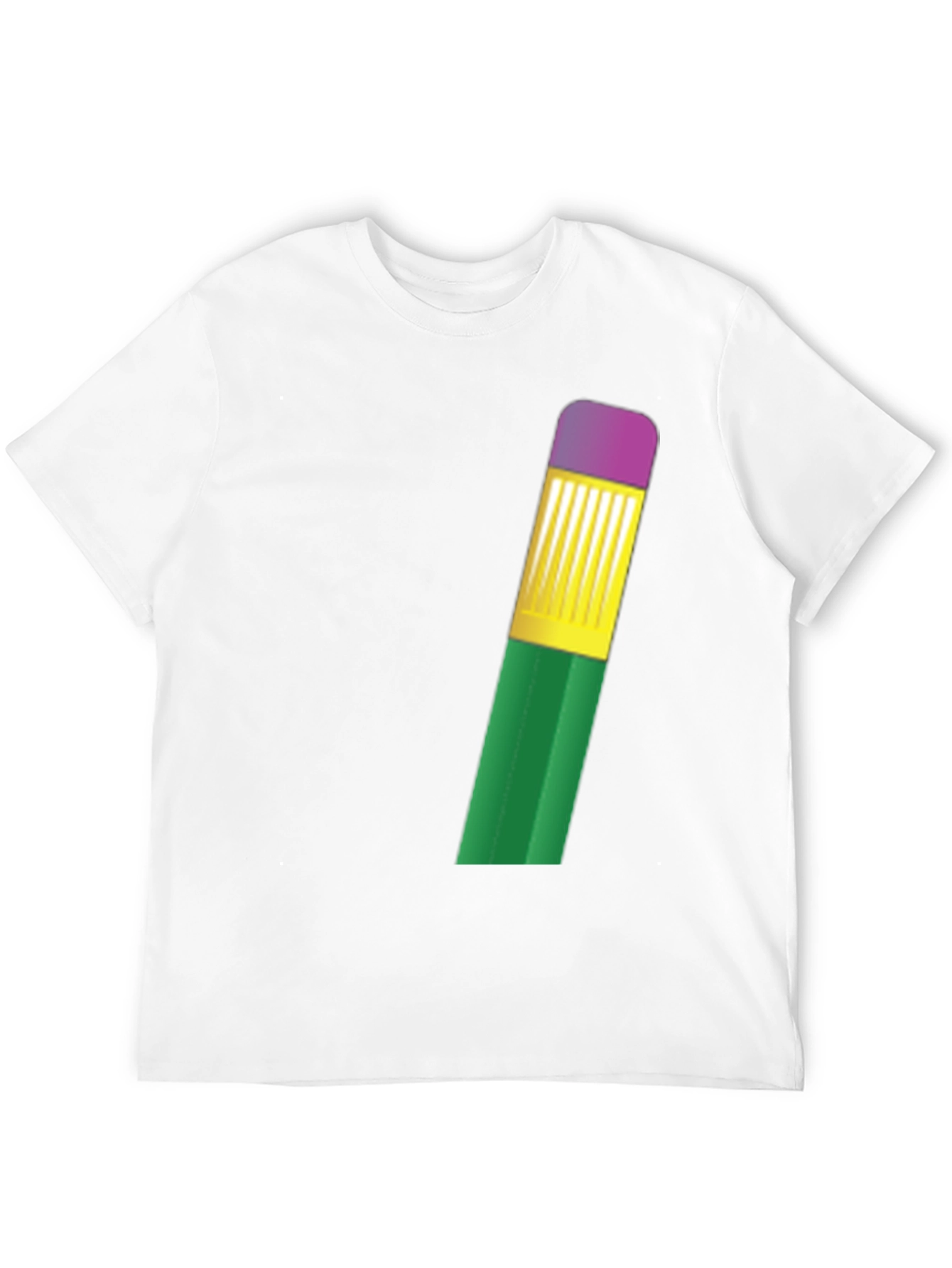 Black Novelty Pencil T-Shirt - Quirky Graphic Tee view 12