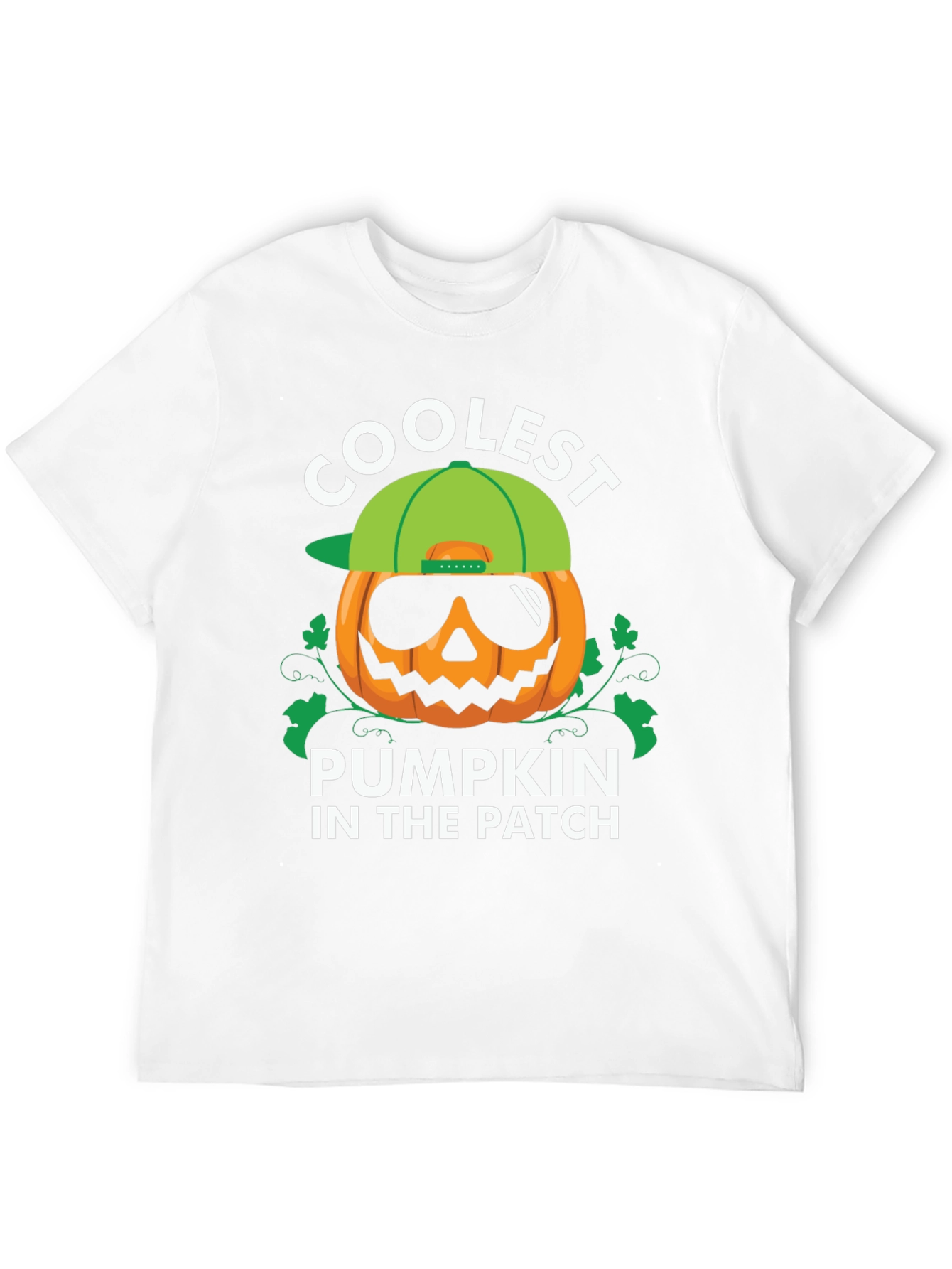 Black Coolest Pumpkin in the Patch Black T-Shirt view 12