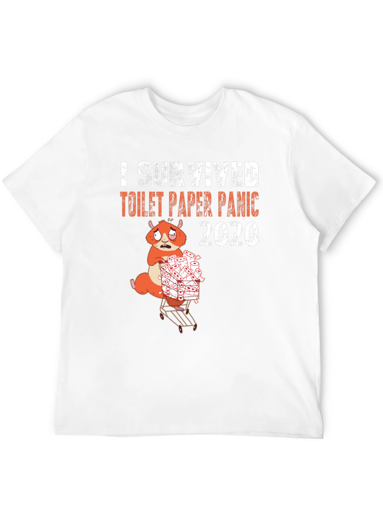 Black I Survived Toilet Paper Panic 2020 T-Shirt view 12