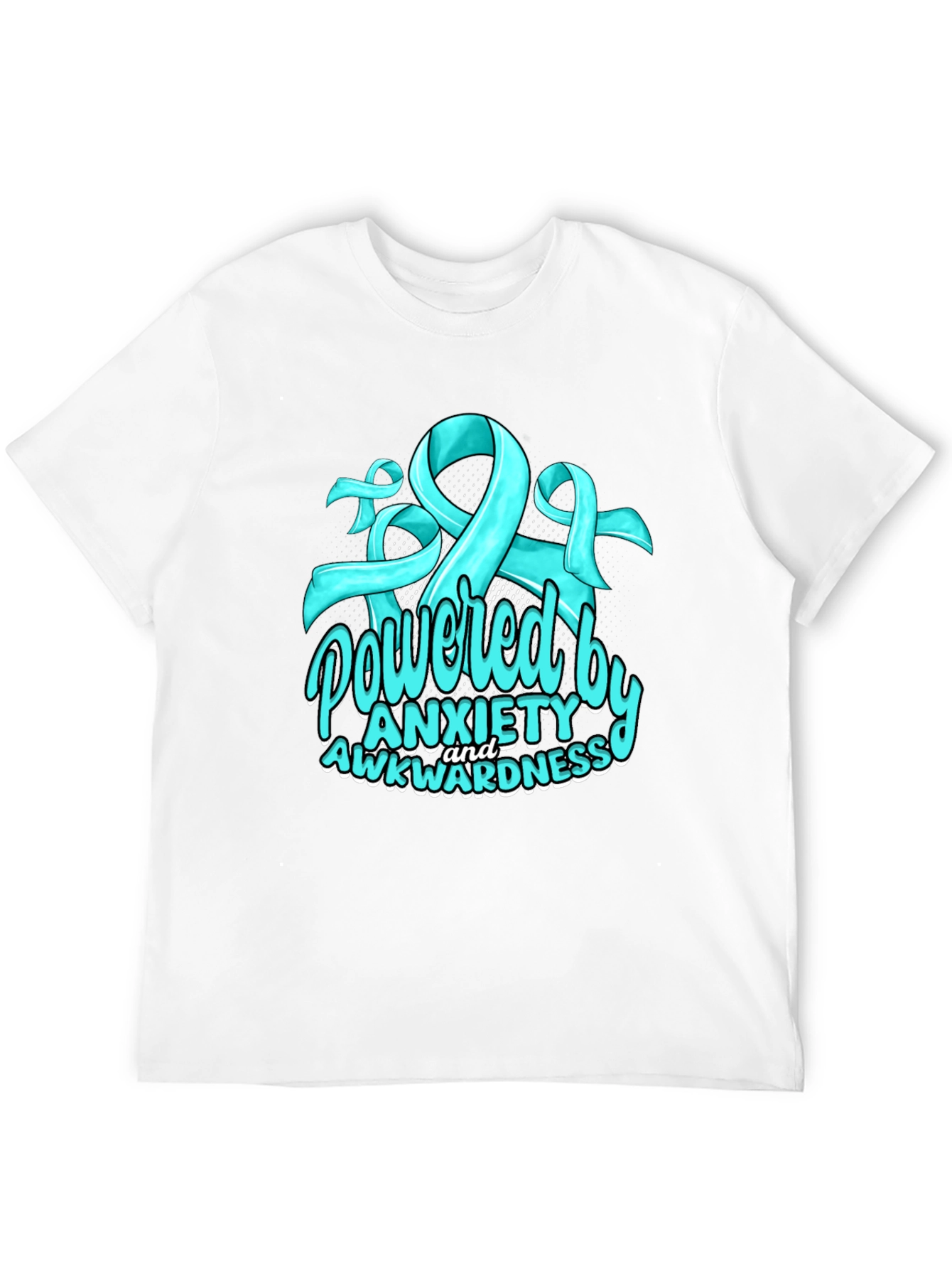 Black Anxiety & Awkwardness Tee - Mental Health Awareness Shirt view 12