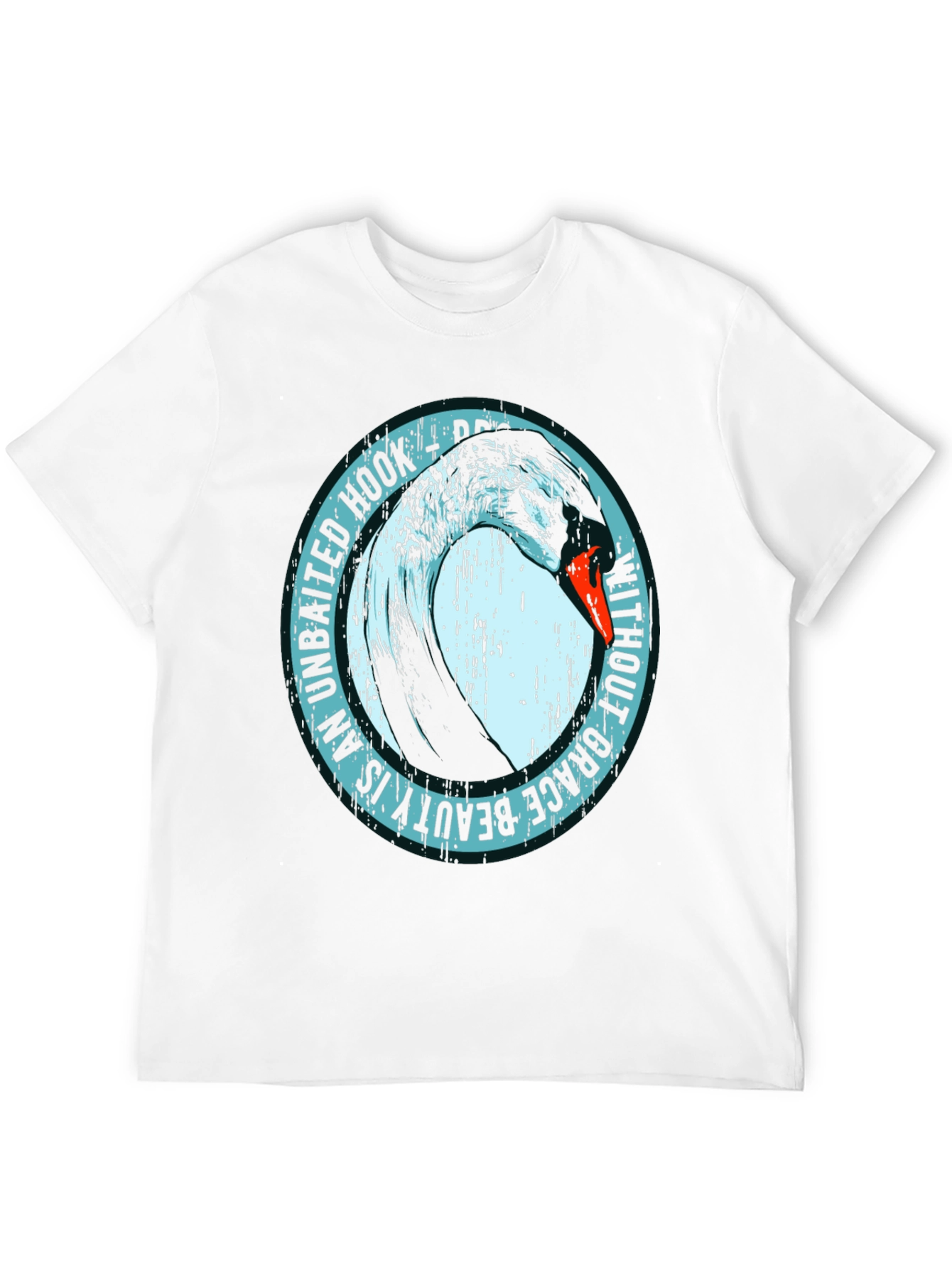 Black Unbaited Hook Beauty Graphic Tee - Black view 12