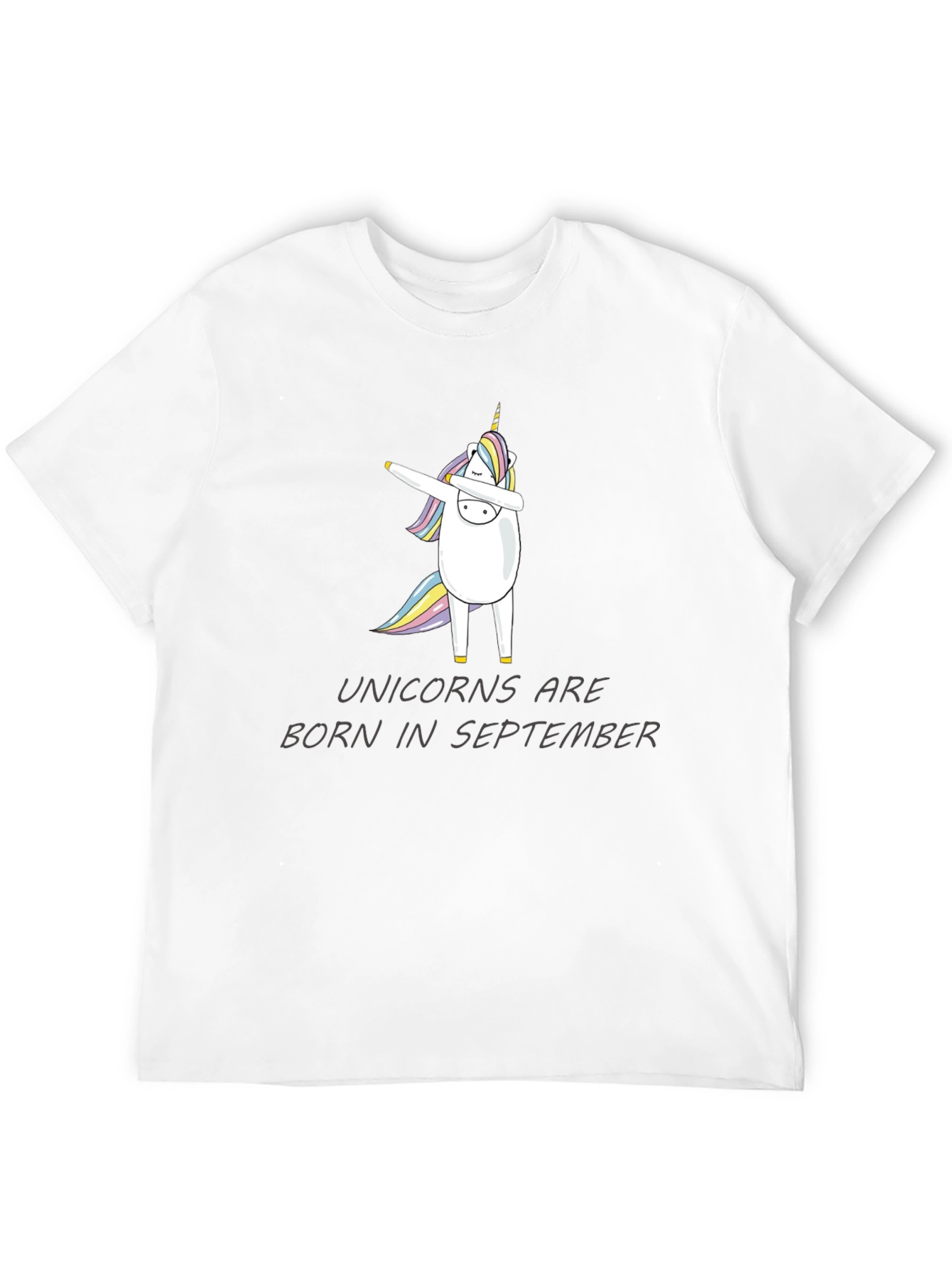 Black Unicorns Born in September Dab T-Shirt view 12