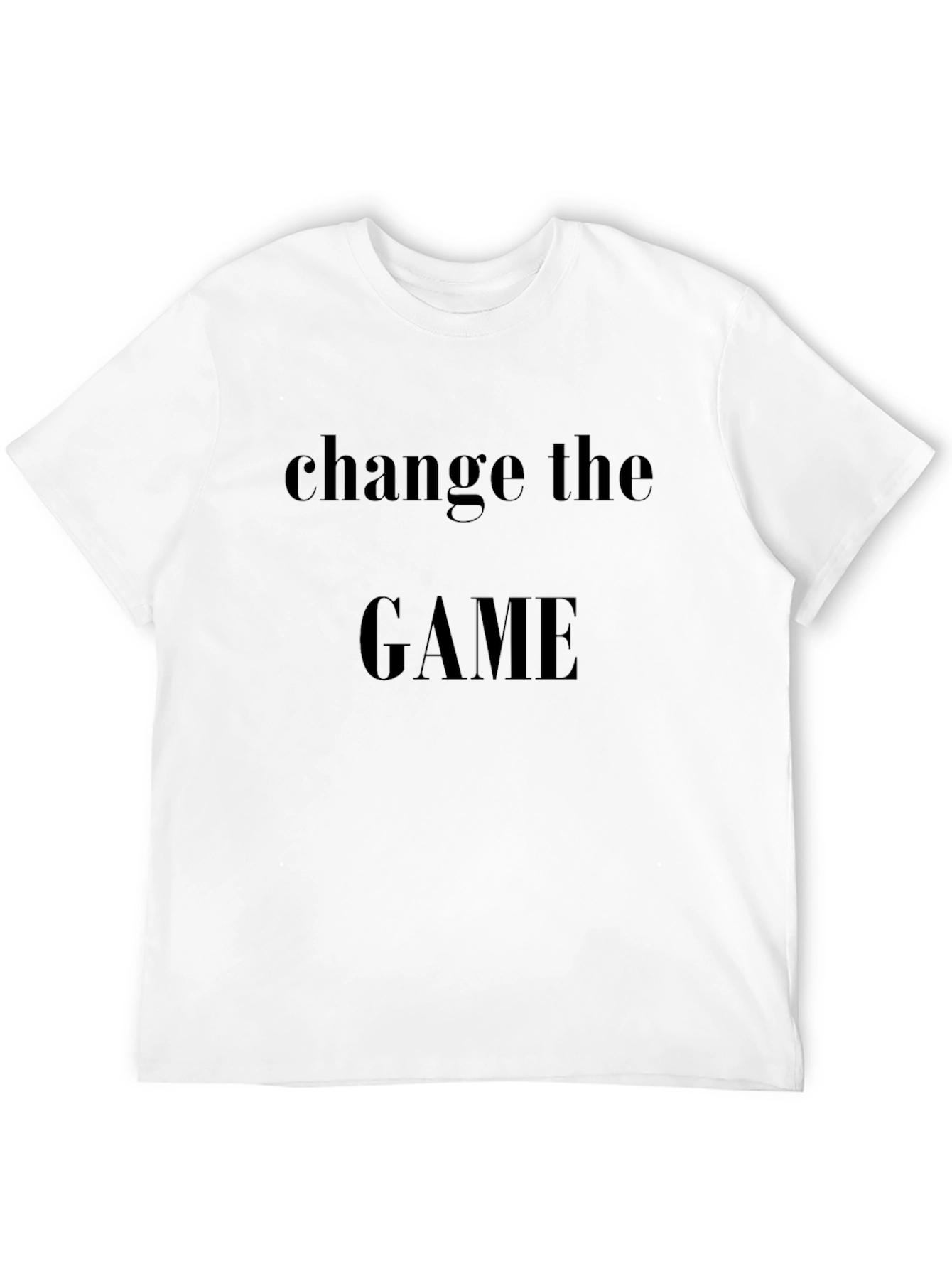 Black Change the Game T-Shirt - Stylish & Comfortable Black Tee view 12