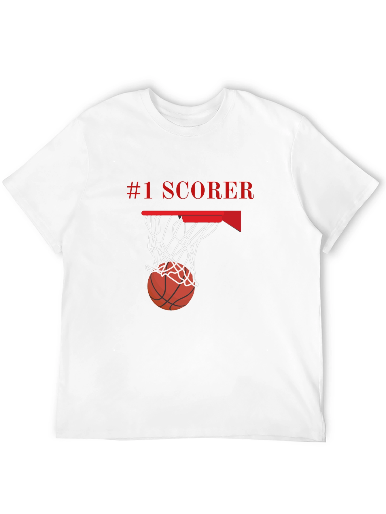 Black #1 Scorer Basketball Graphic Tee - Stylish Player Shirt view 12
