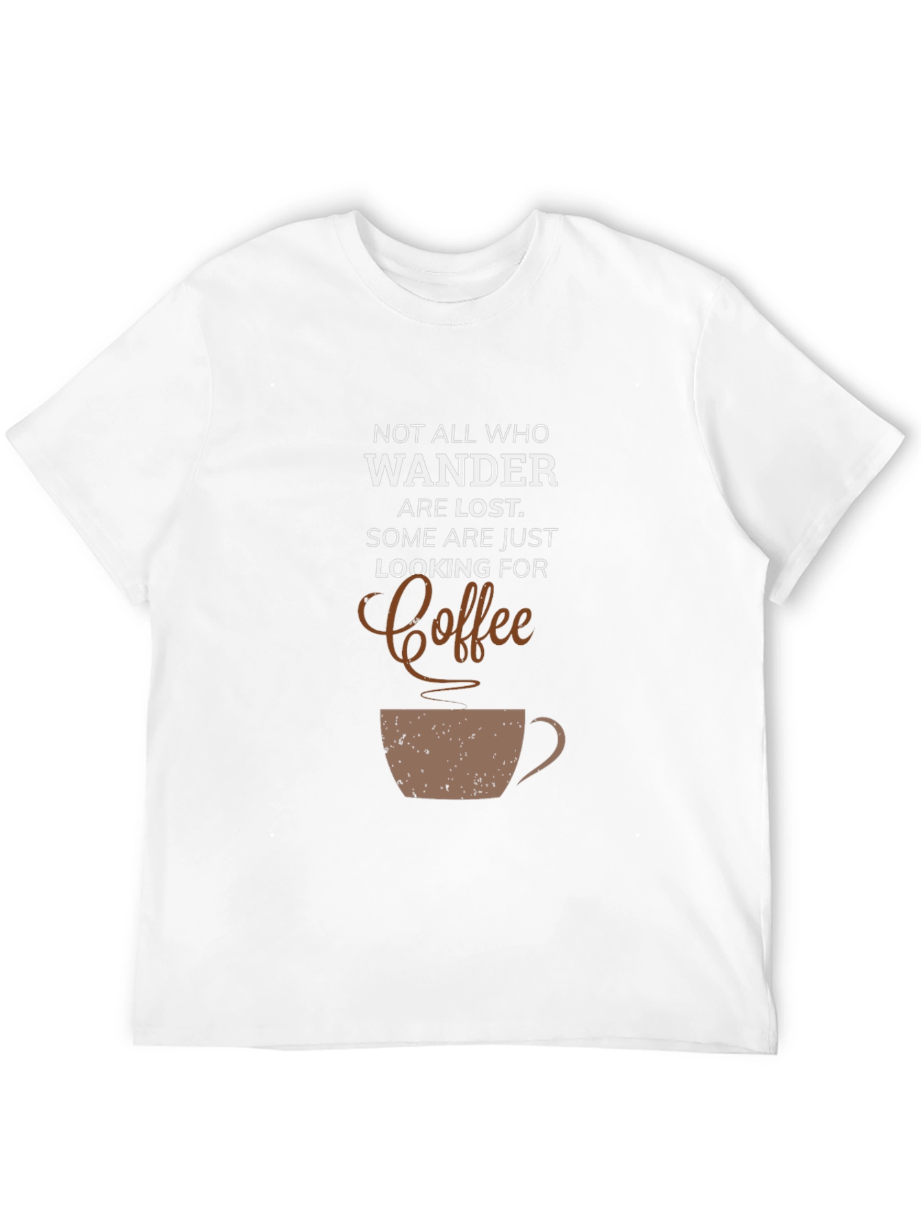 Black Wander Coffee Graphic Tee - Black view 12
