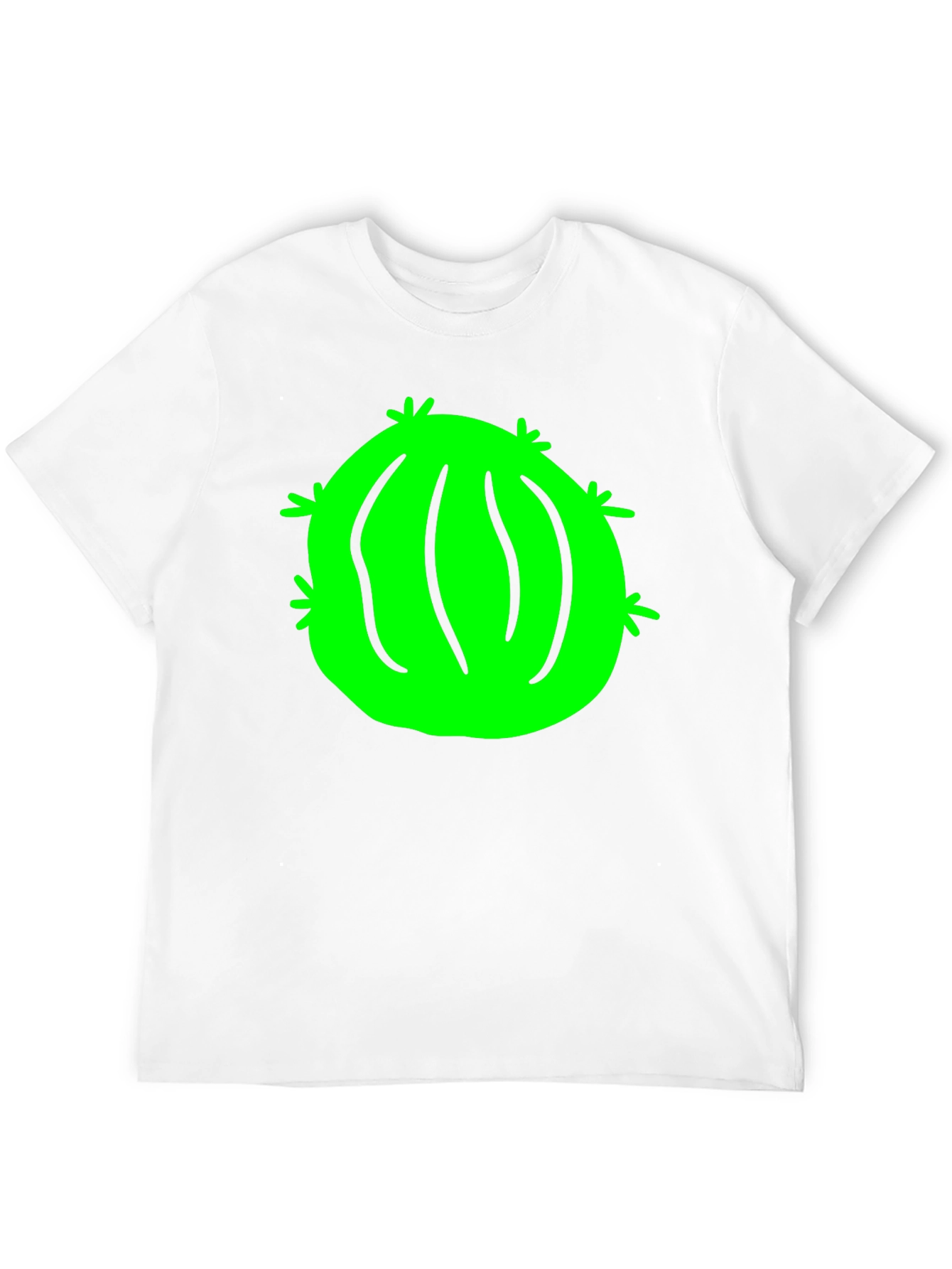 Black Funny Cactus Graphic T-Shirt - Black view 12