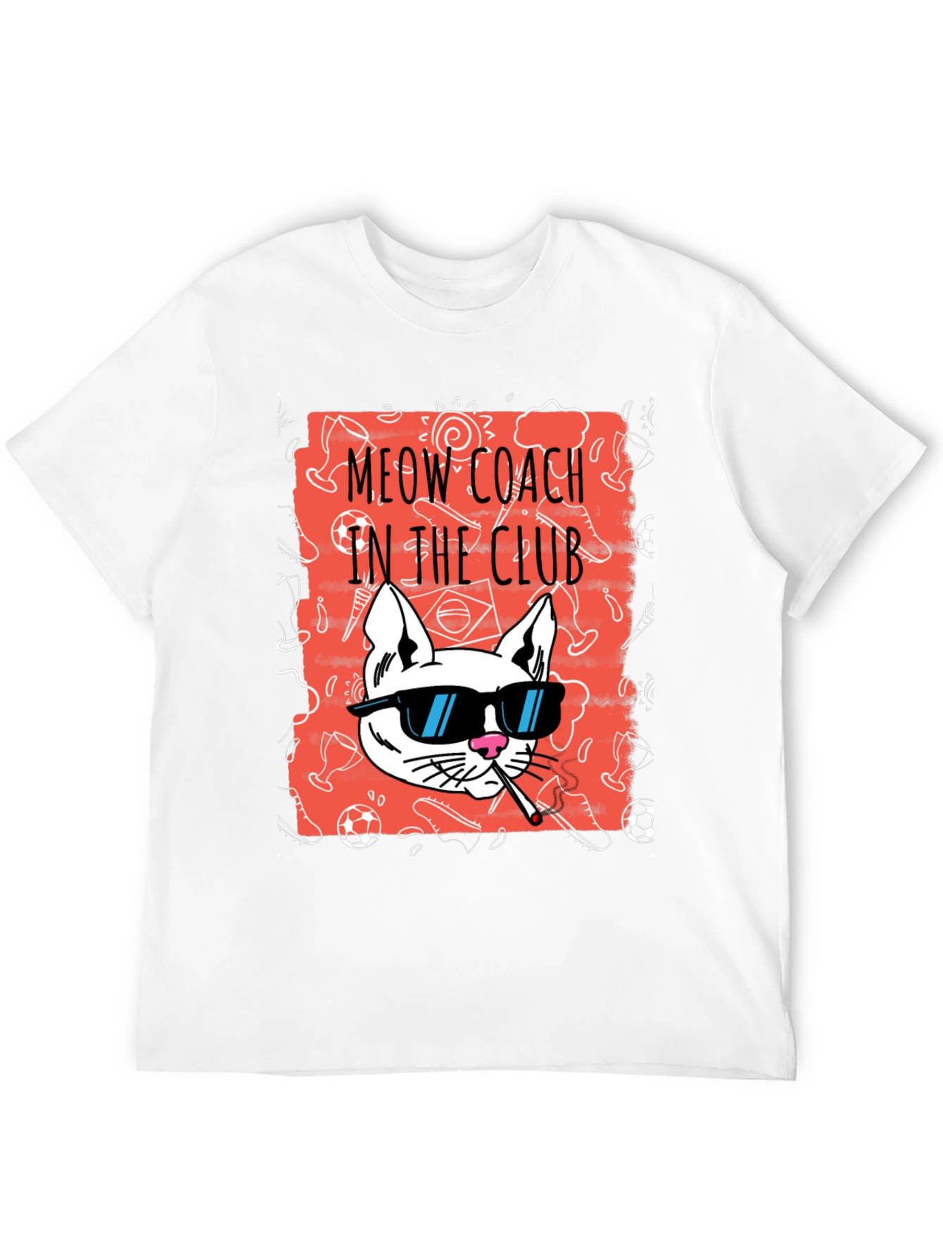 Black Meow Coach in the Club T-Shirt view 12