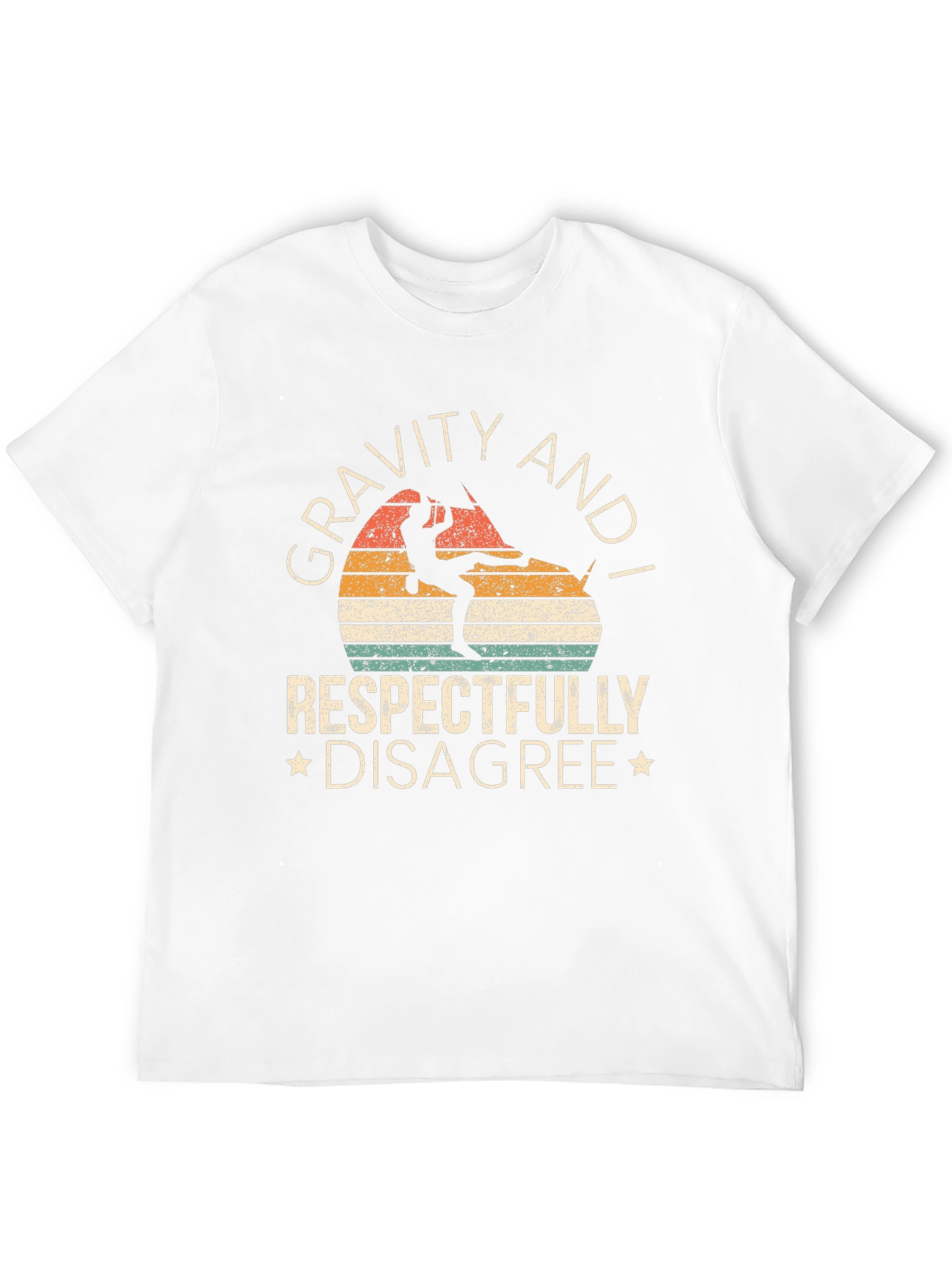 Black Gravity Disagree Climber T-Shirt view 12