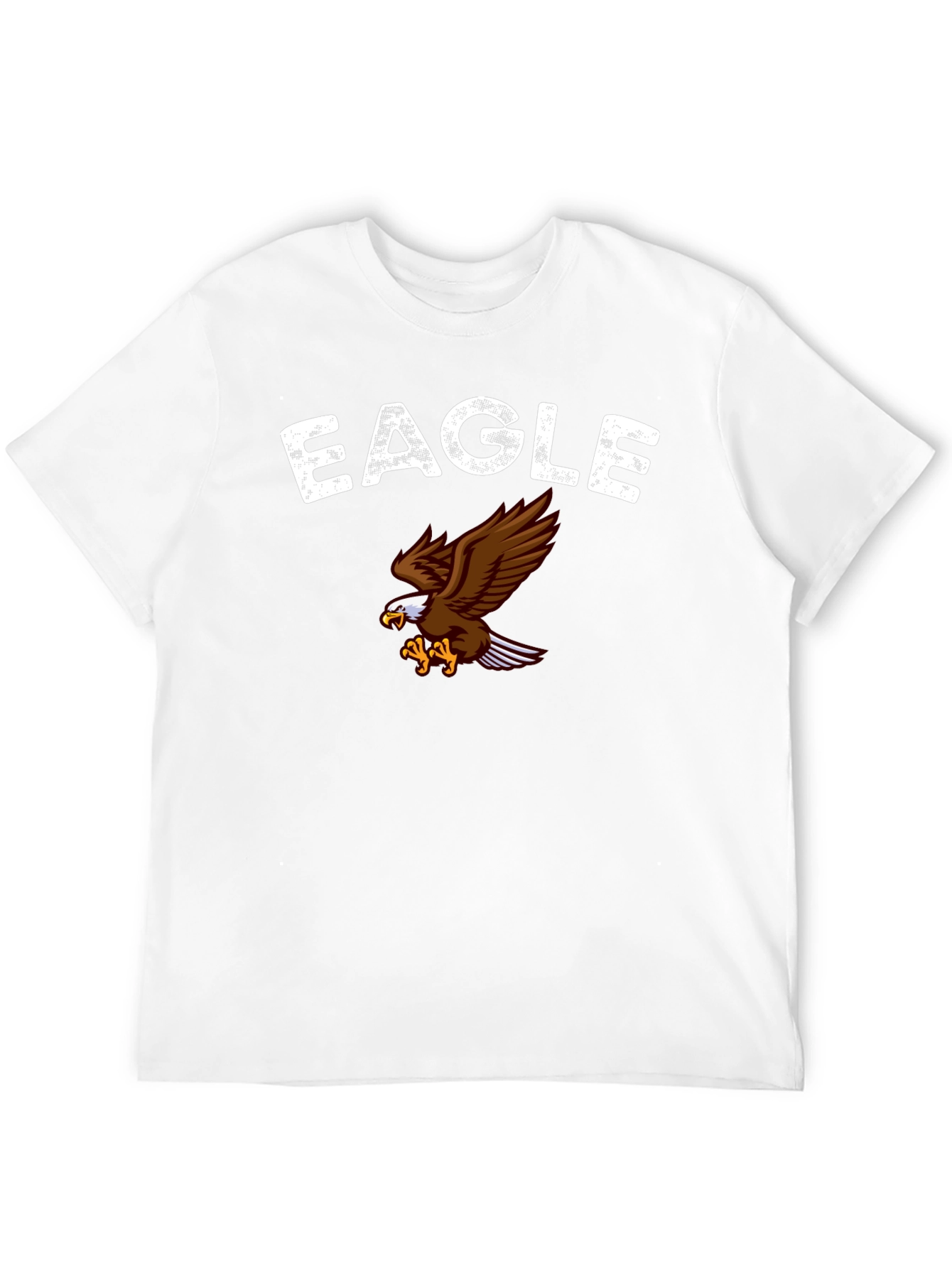Black Black Eagle Graphic Print T-Shirt view 12