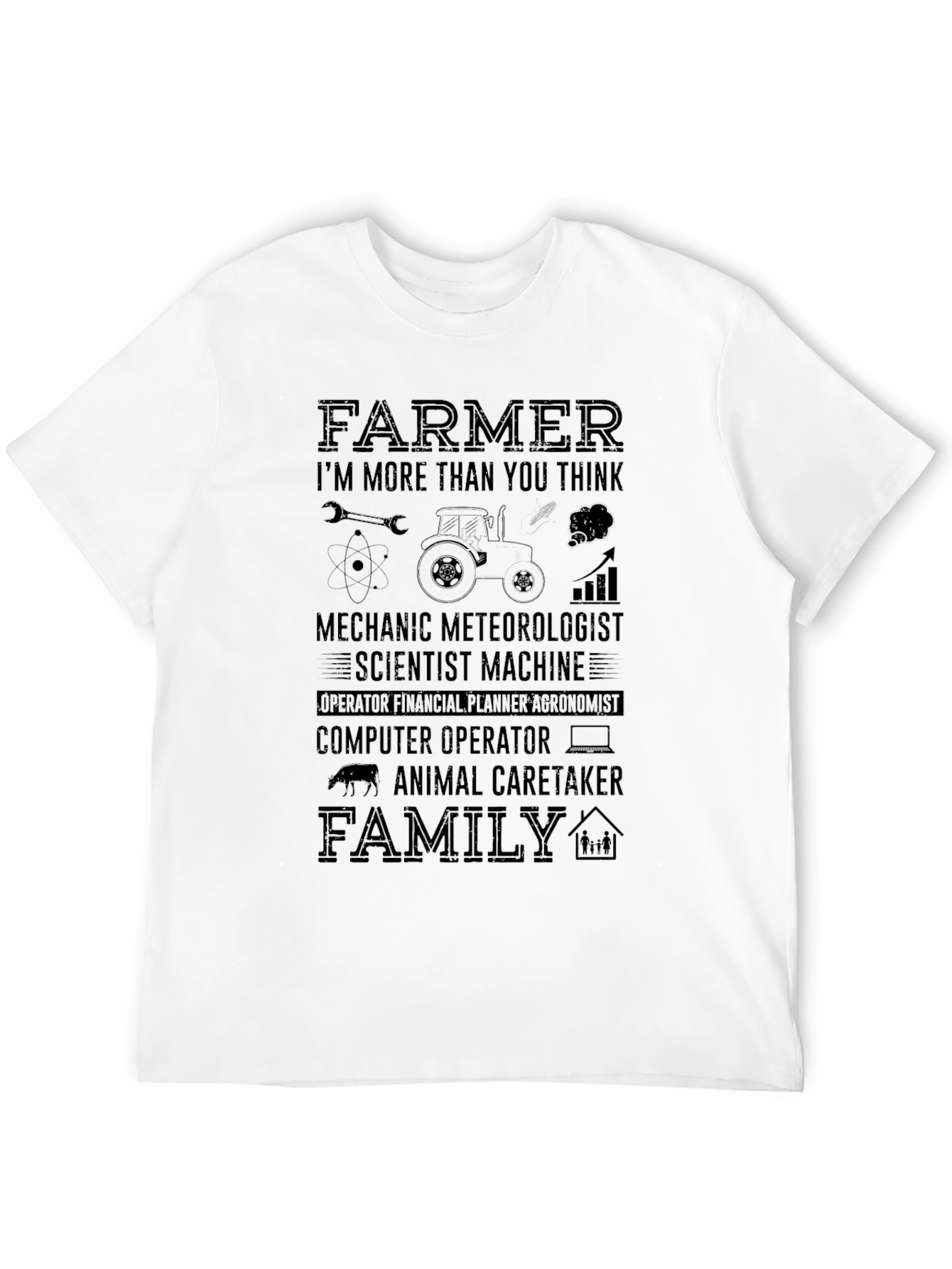 Black Farmer More Than You Think T-Shirt view 12