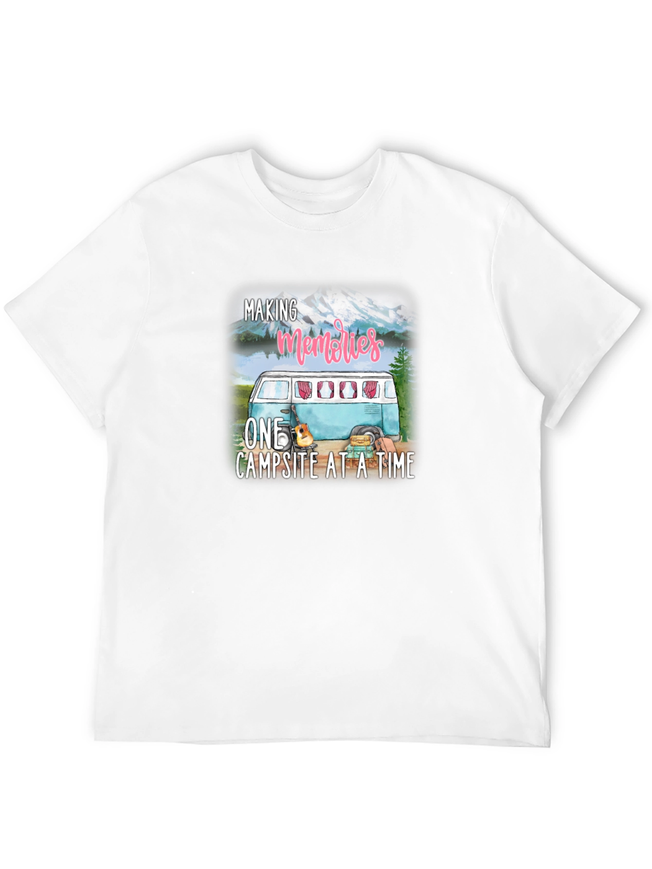 Black Making Memories Camping T-Shirt view 12