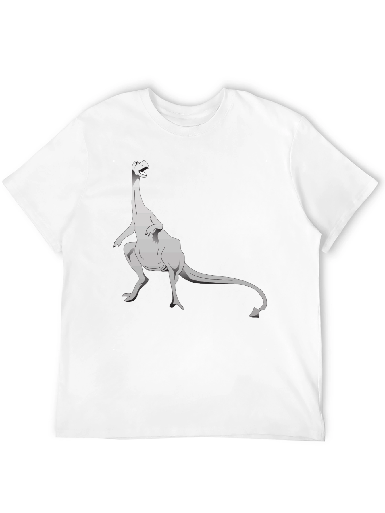 Black Dinosaur Graphic Tee - Classic Black T-Shirt view 12