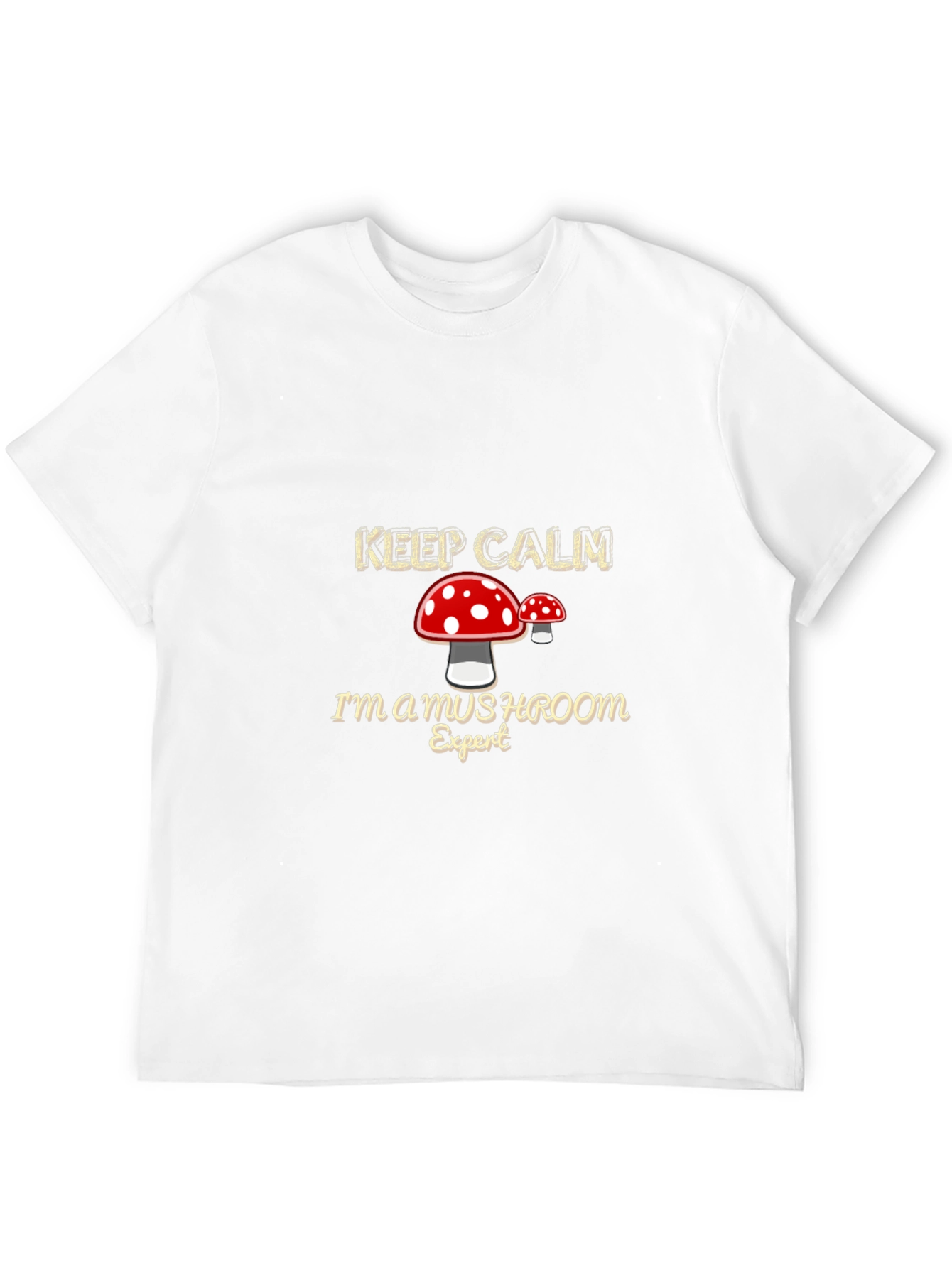 Black Mushroom Expert Graphic T-Shirt view 12