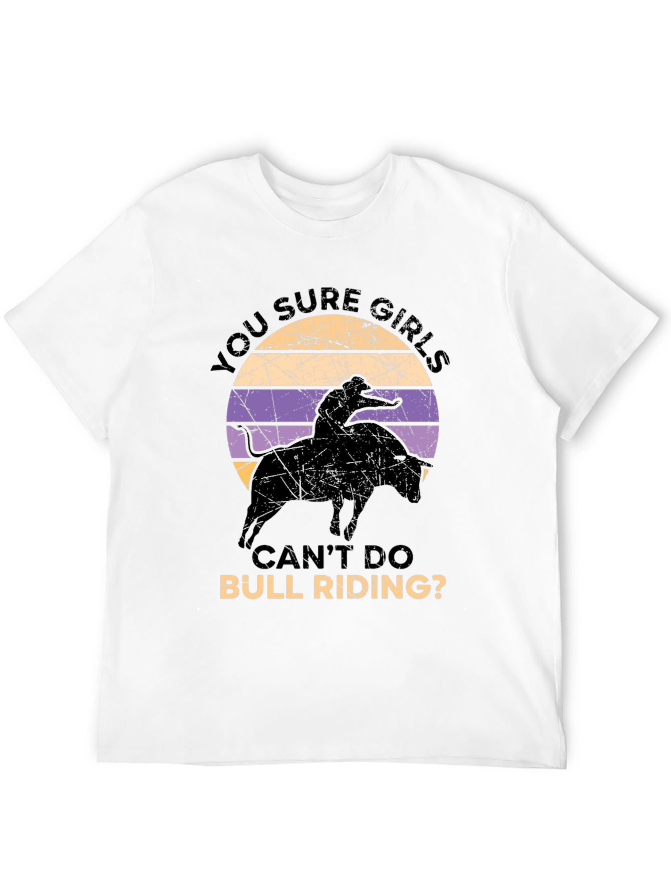 Black Girls Can Do Bull Riding T-Shirt view 12
