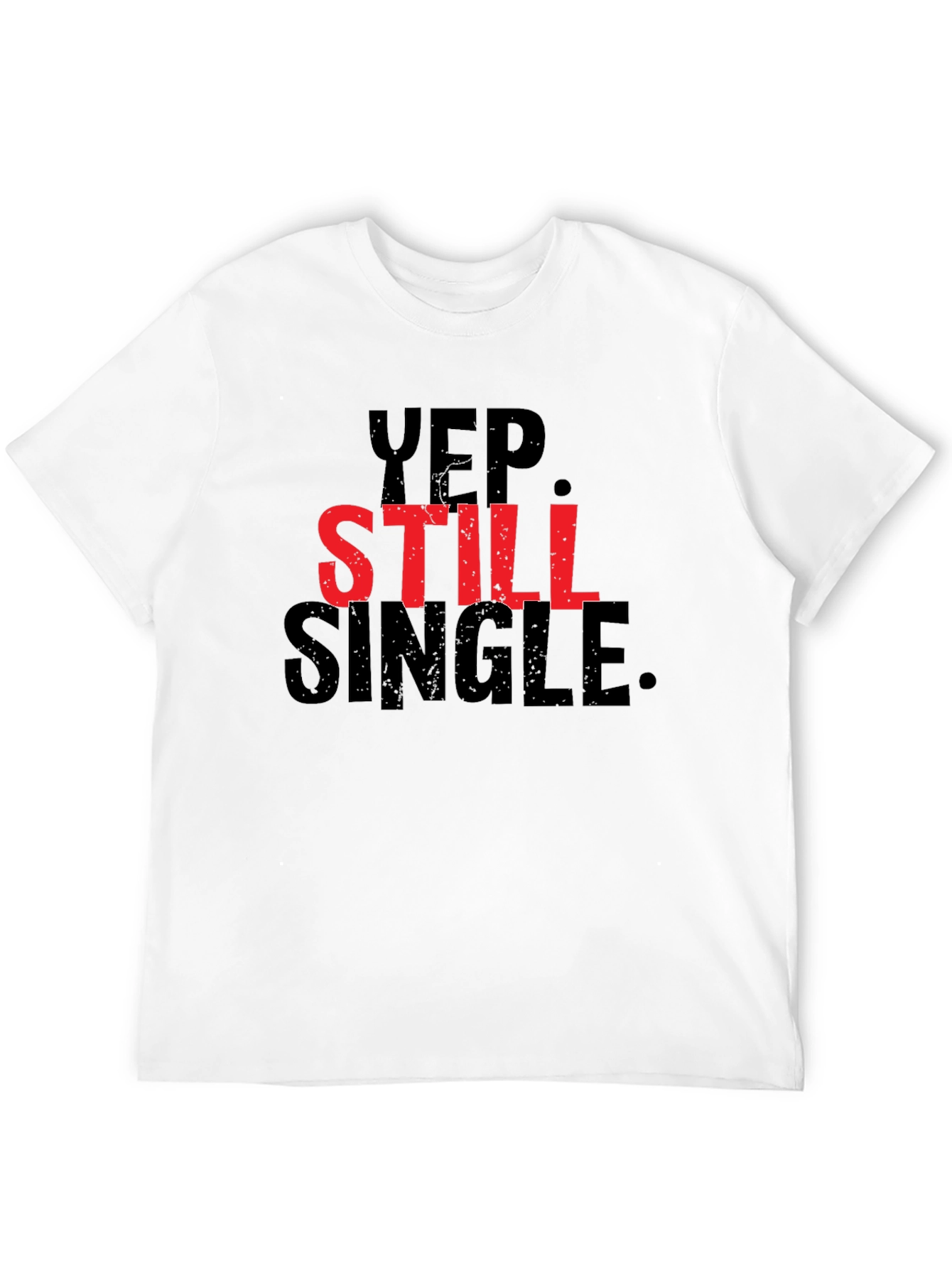 Black Yep Still Single Graphic Tee - Black view 12