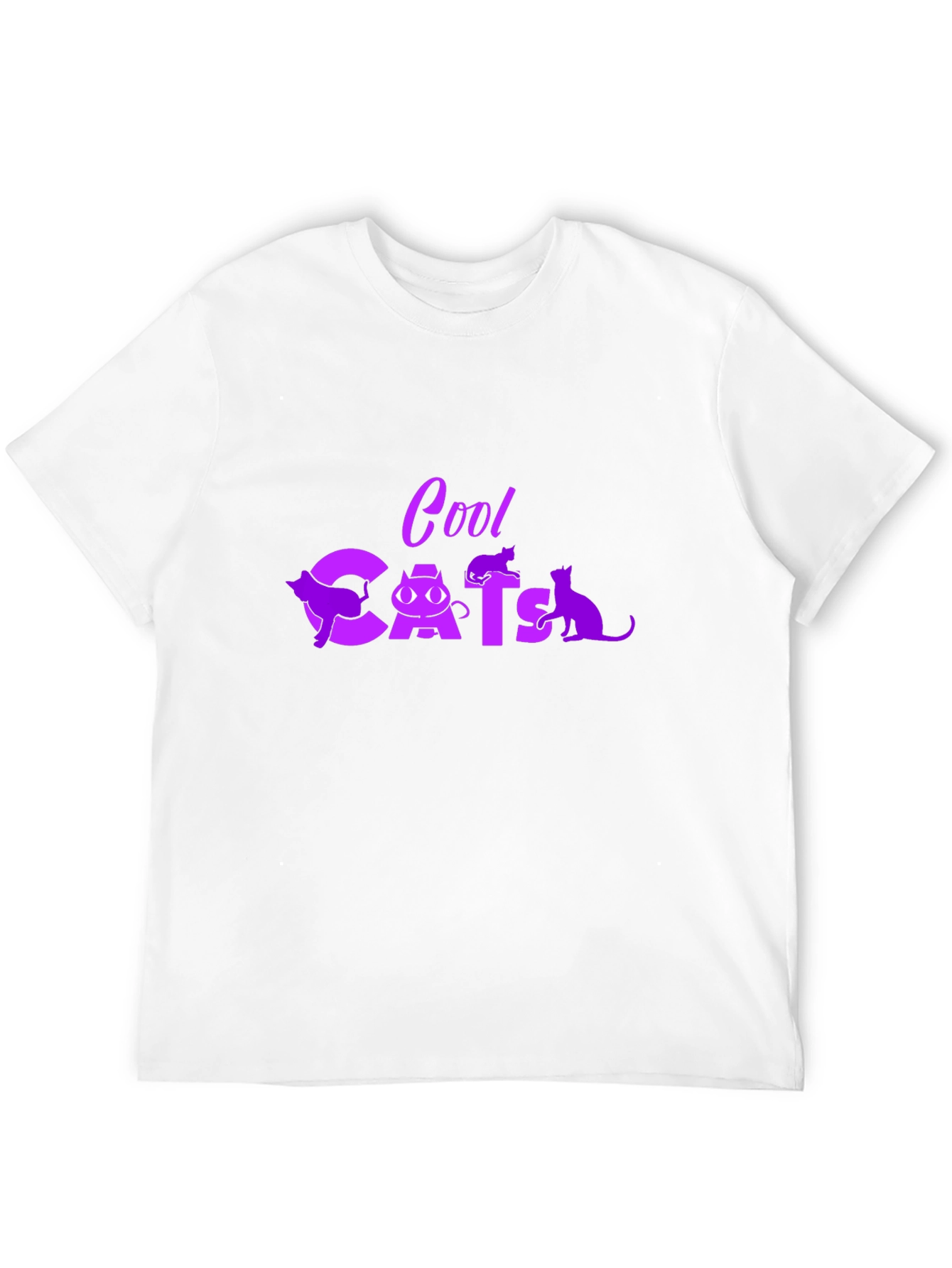 Black Cool Cats Graphic T-Shirt - Black view 12