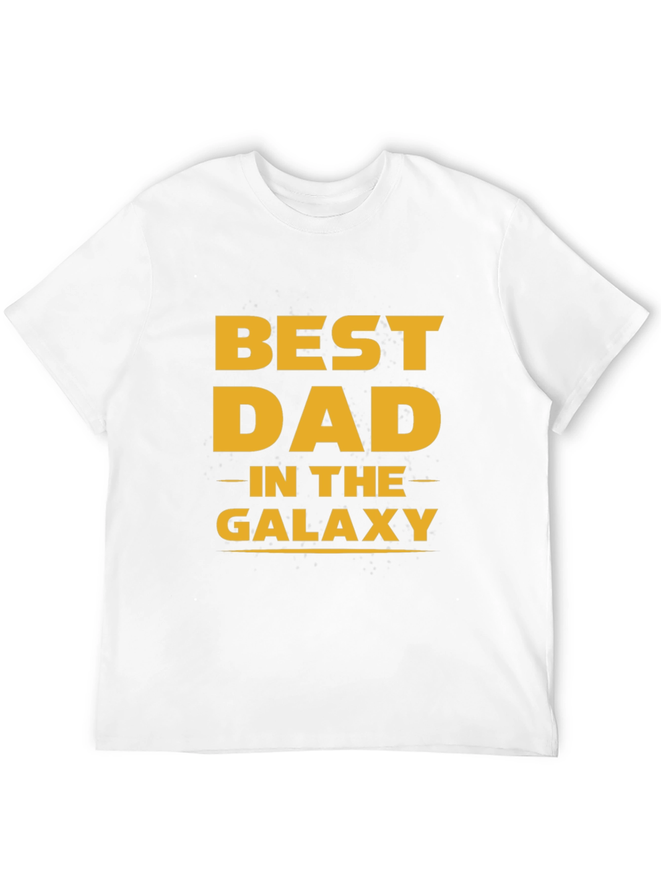 Black Best Dad in the Galaxy Black T-Shirt view 12