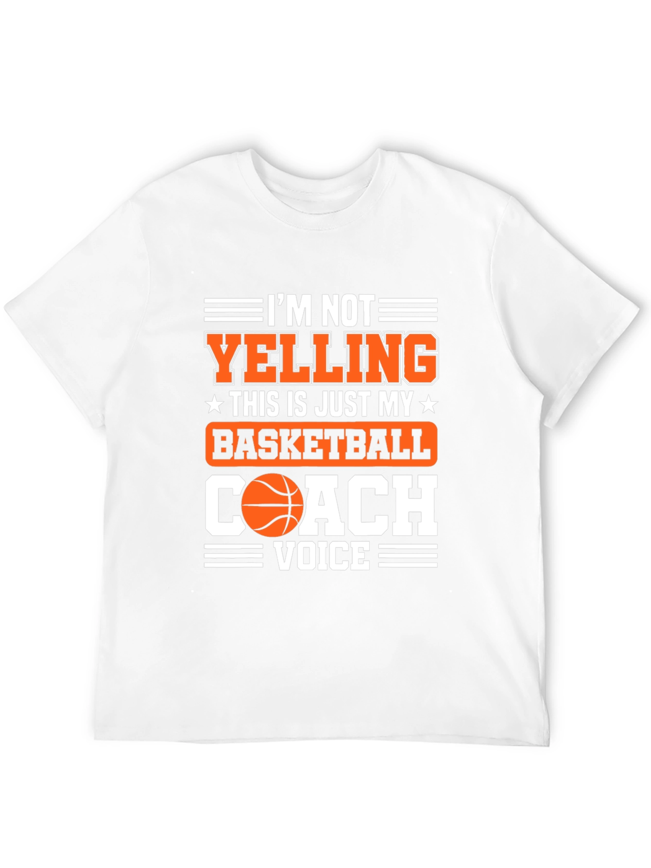 Black Basketball Coach Voice T-Shirt view 12