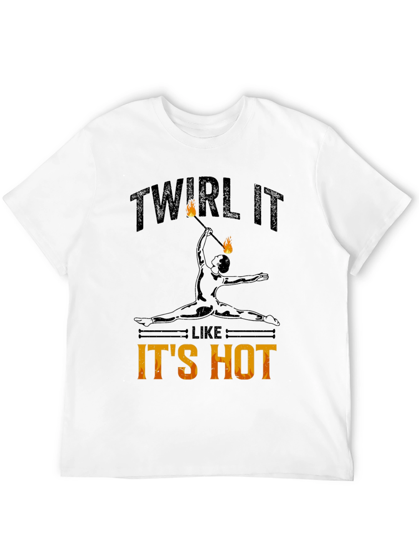 Black Twirl It Like It's Hot T-Shirt view 12